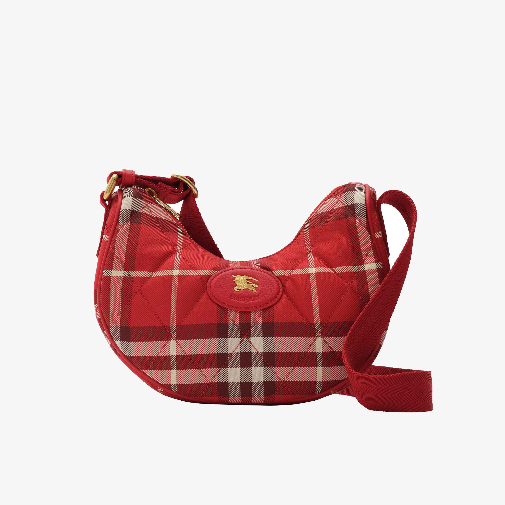 Burberry Horseshoe Kadın Kırmızı Omuz Çantası