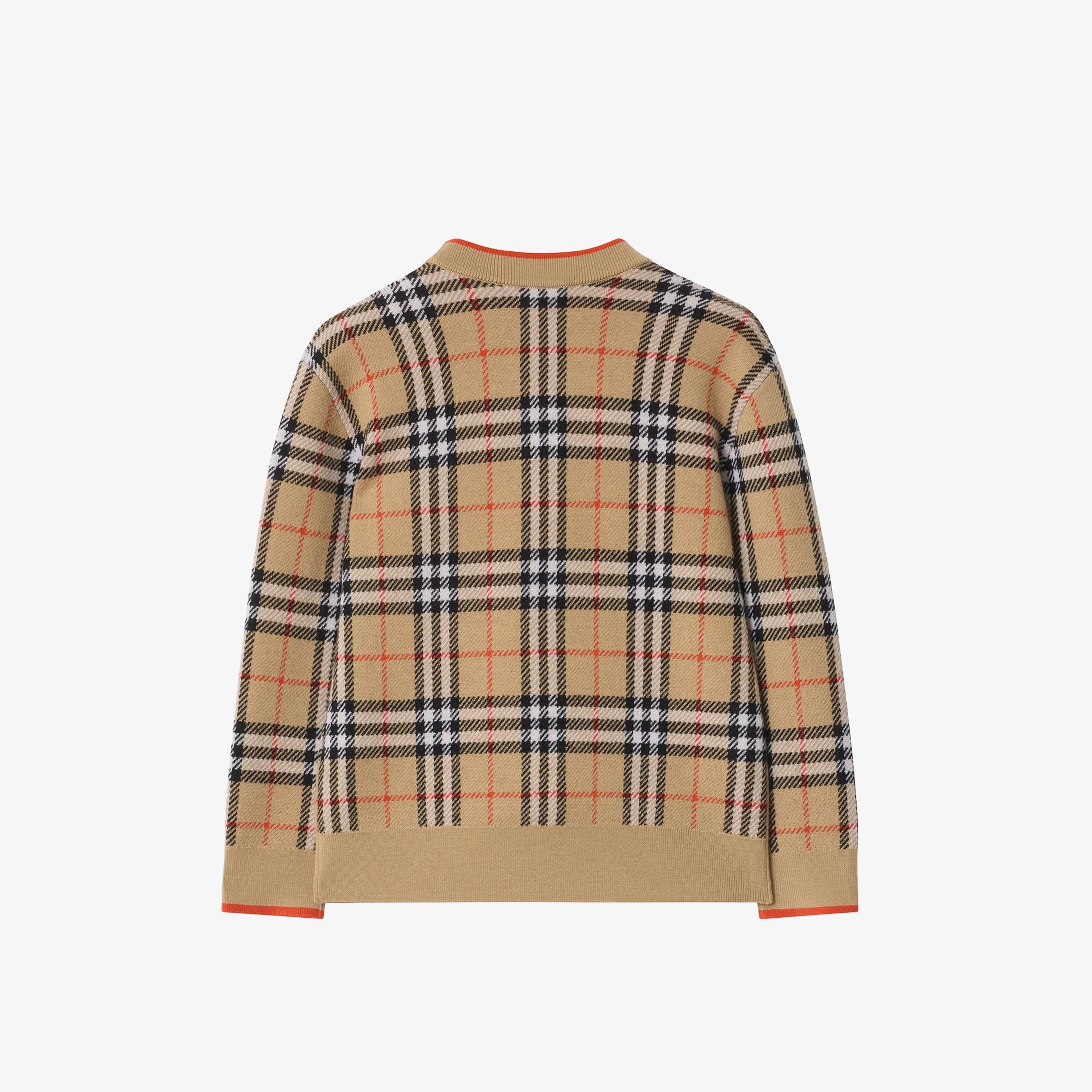 Burberry Graham Check Çocuk Bej Hırka