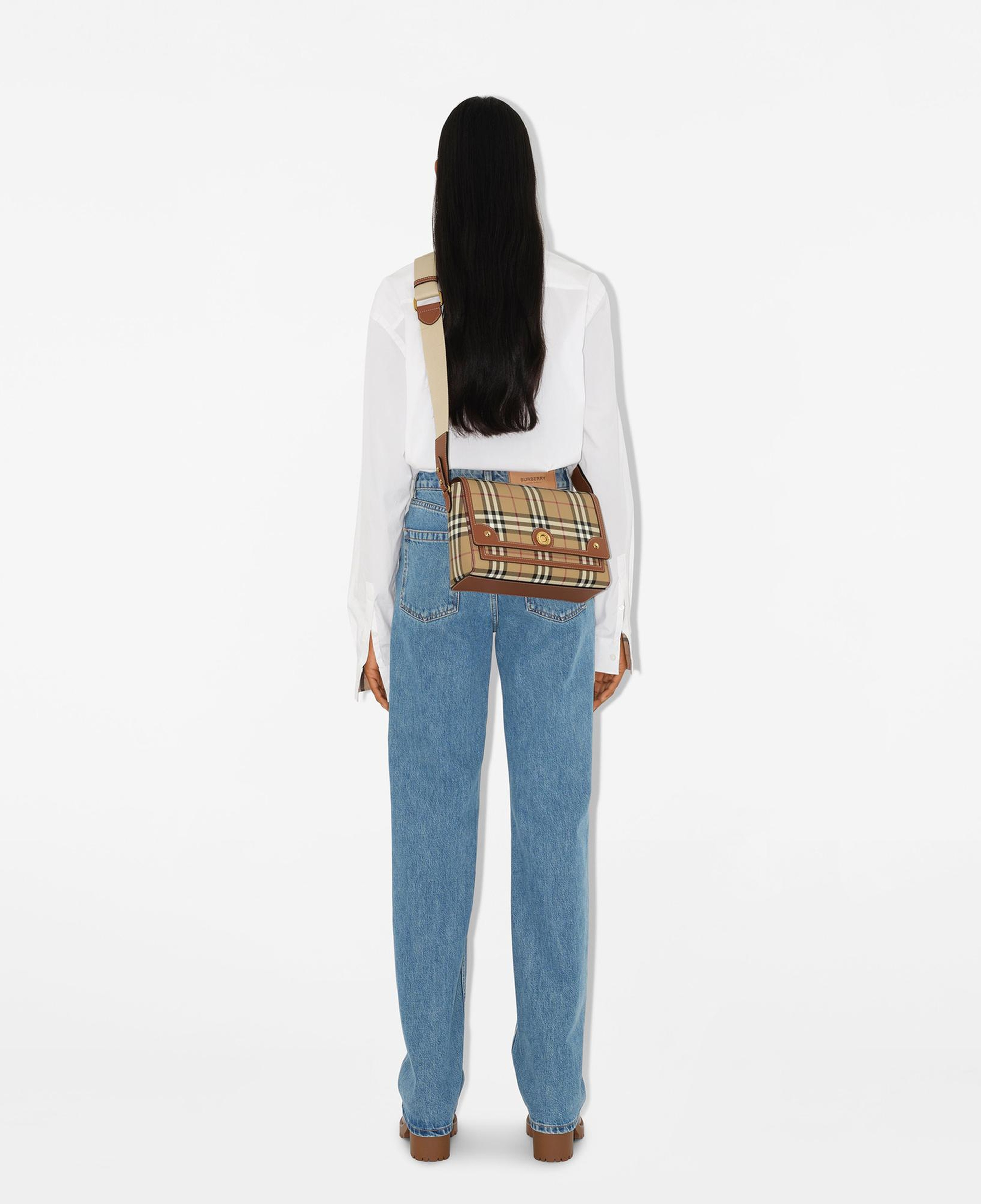 Burberry Note Kadın Bej El Çantası