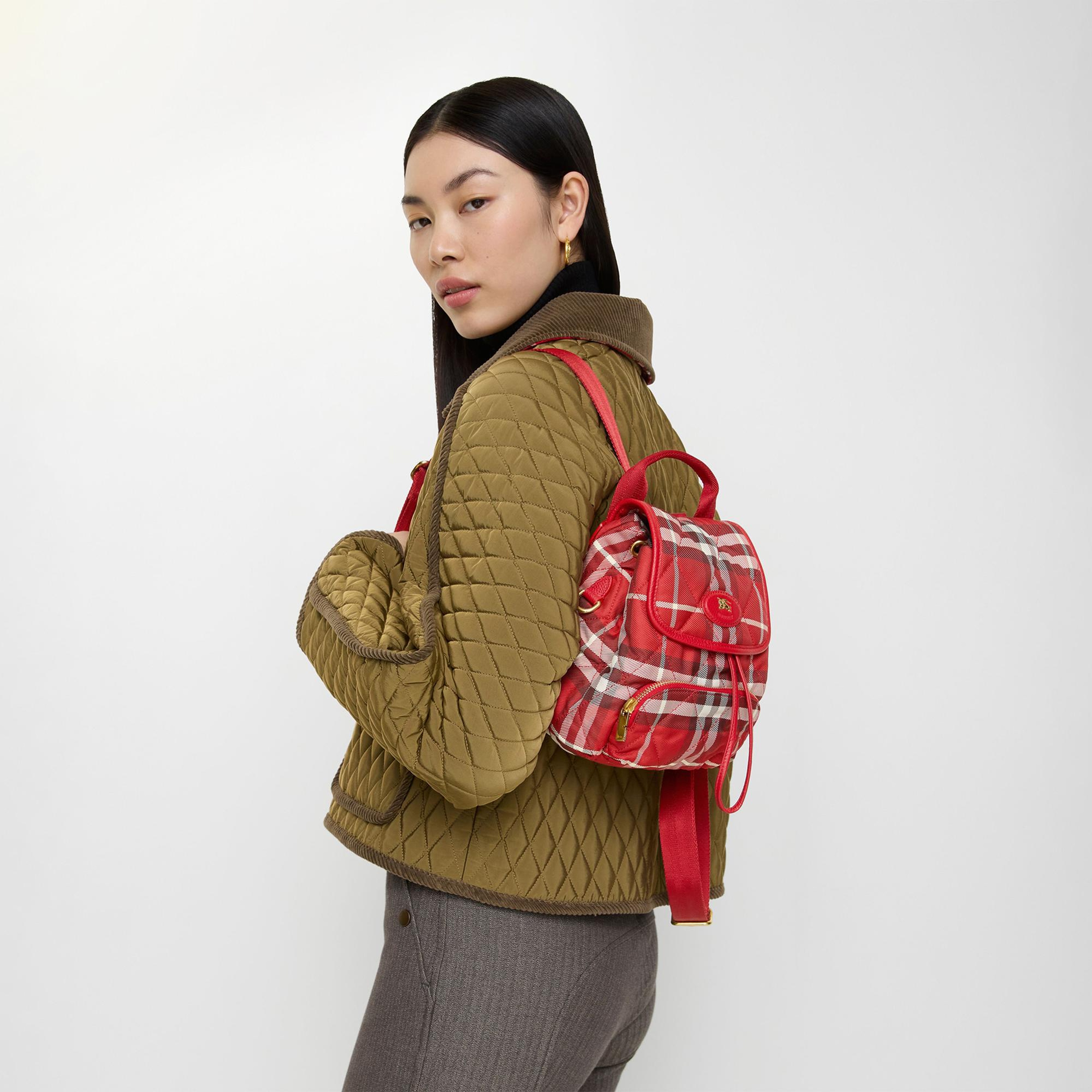 Burberry Mını Kadın Kırmızı Sırt Çantası