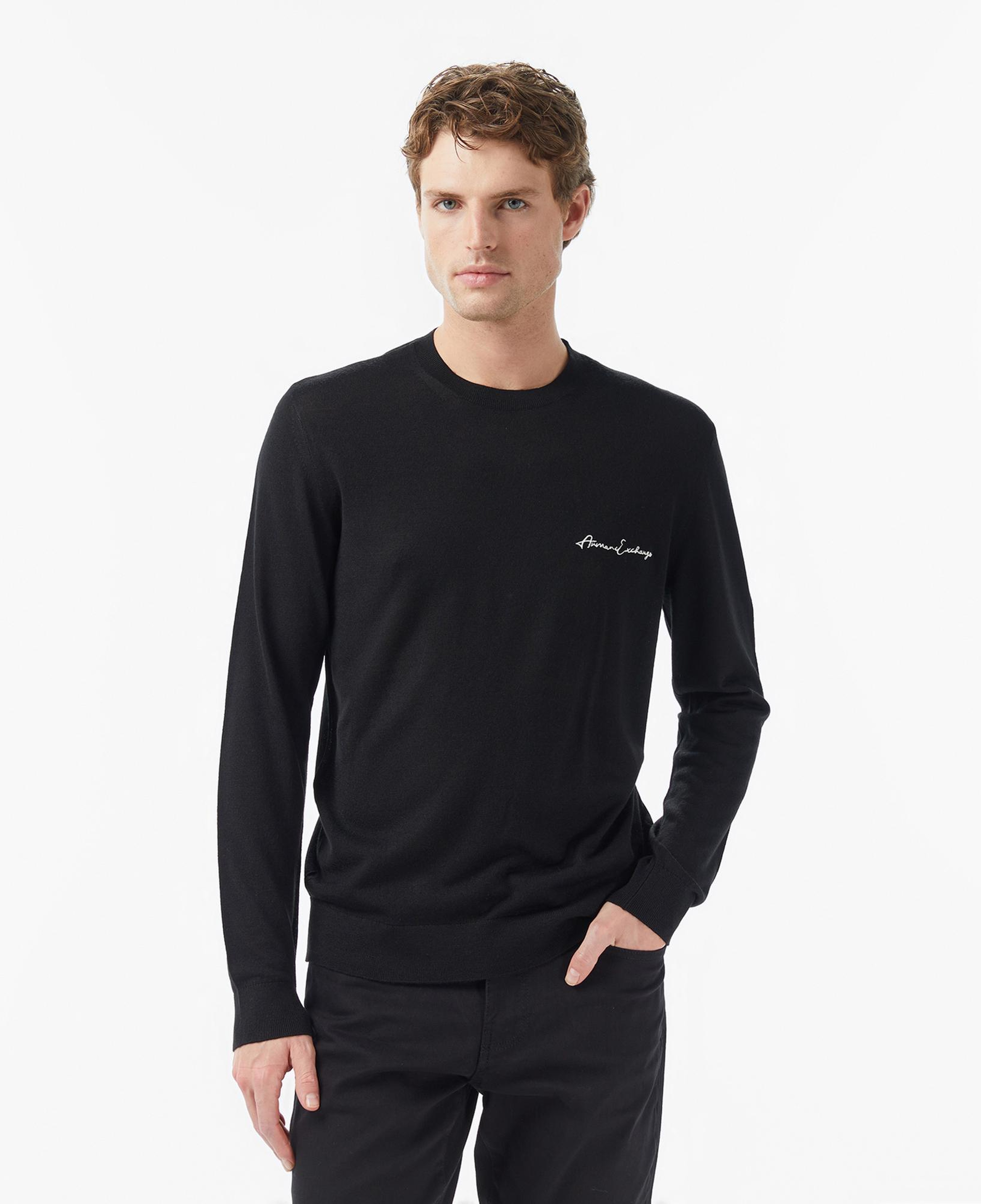 Armani Exchange Erkek Siyah Sweatshirt