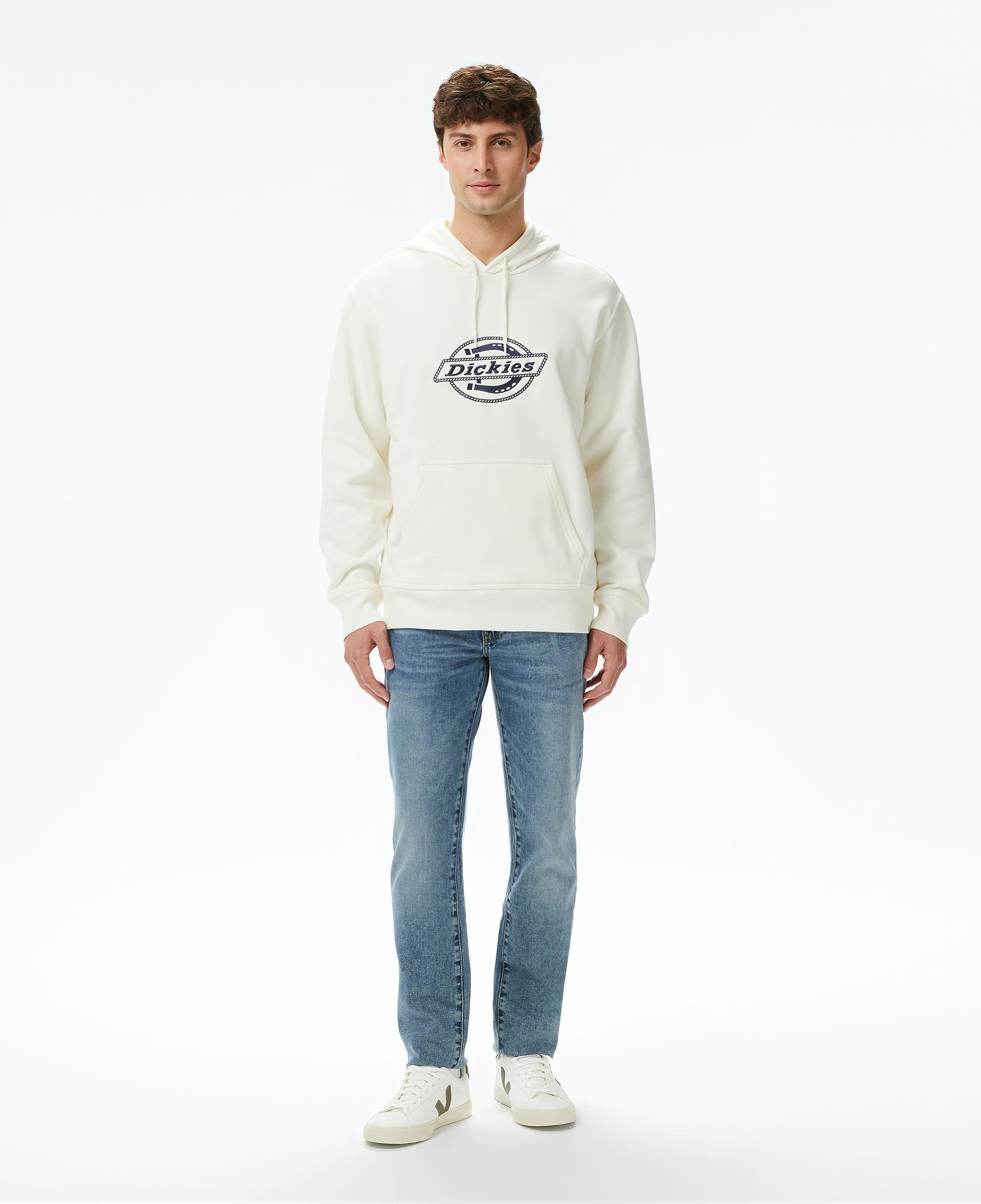 Dickies Forth Shaw Erkek Beyaz Sweatshirt