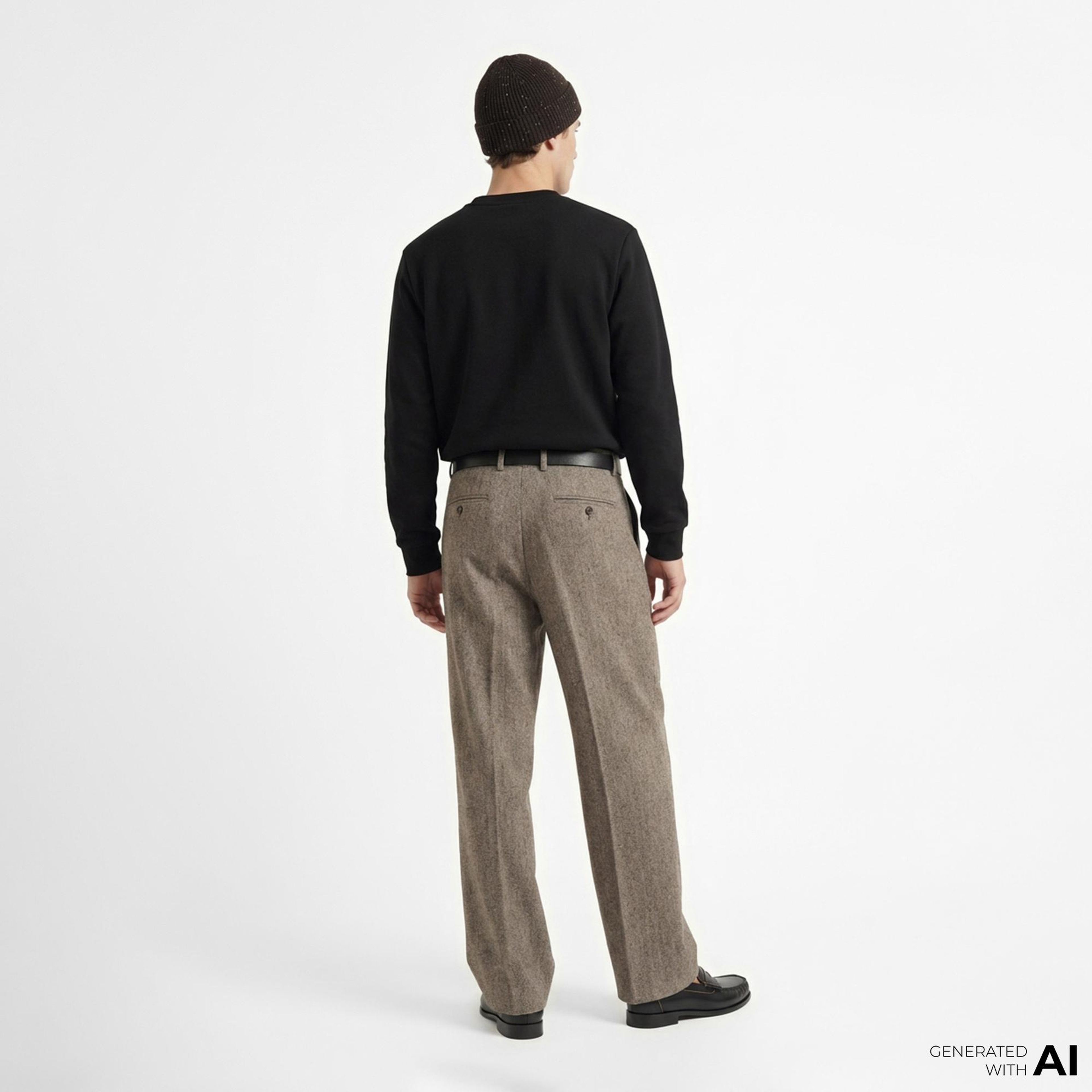 FashFed Unisex Siyah Sweatshirt