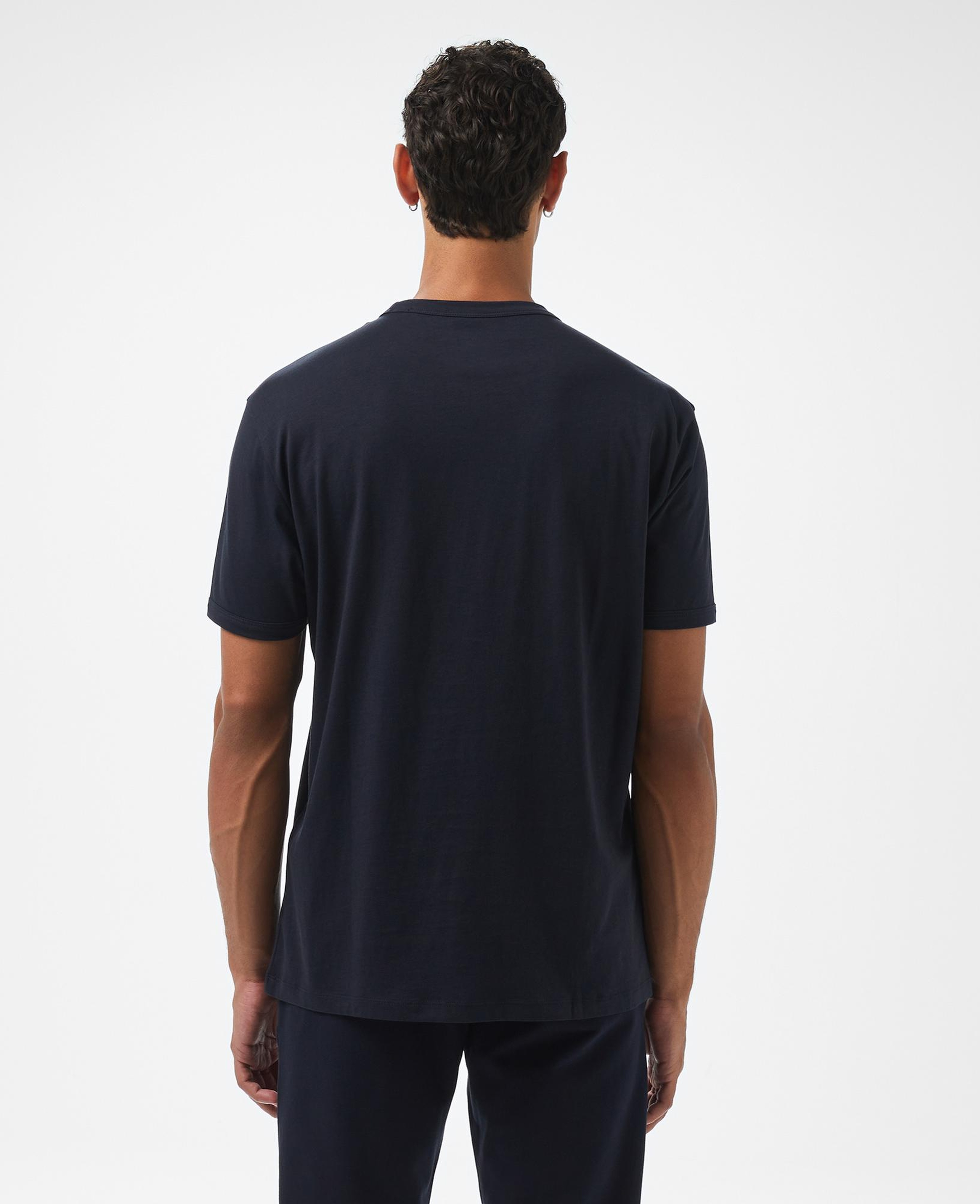 Armani Exchange Erkek Lacivert Bisiklet Yaka T-Shirt