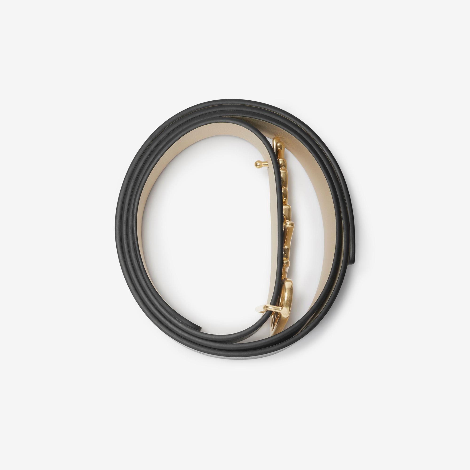 Burberry Signature Rev 30Mm Reversible Leather Kadın Siyah Kemer