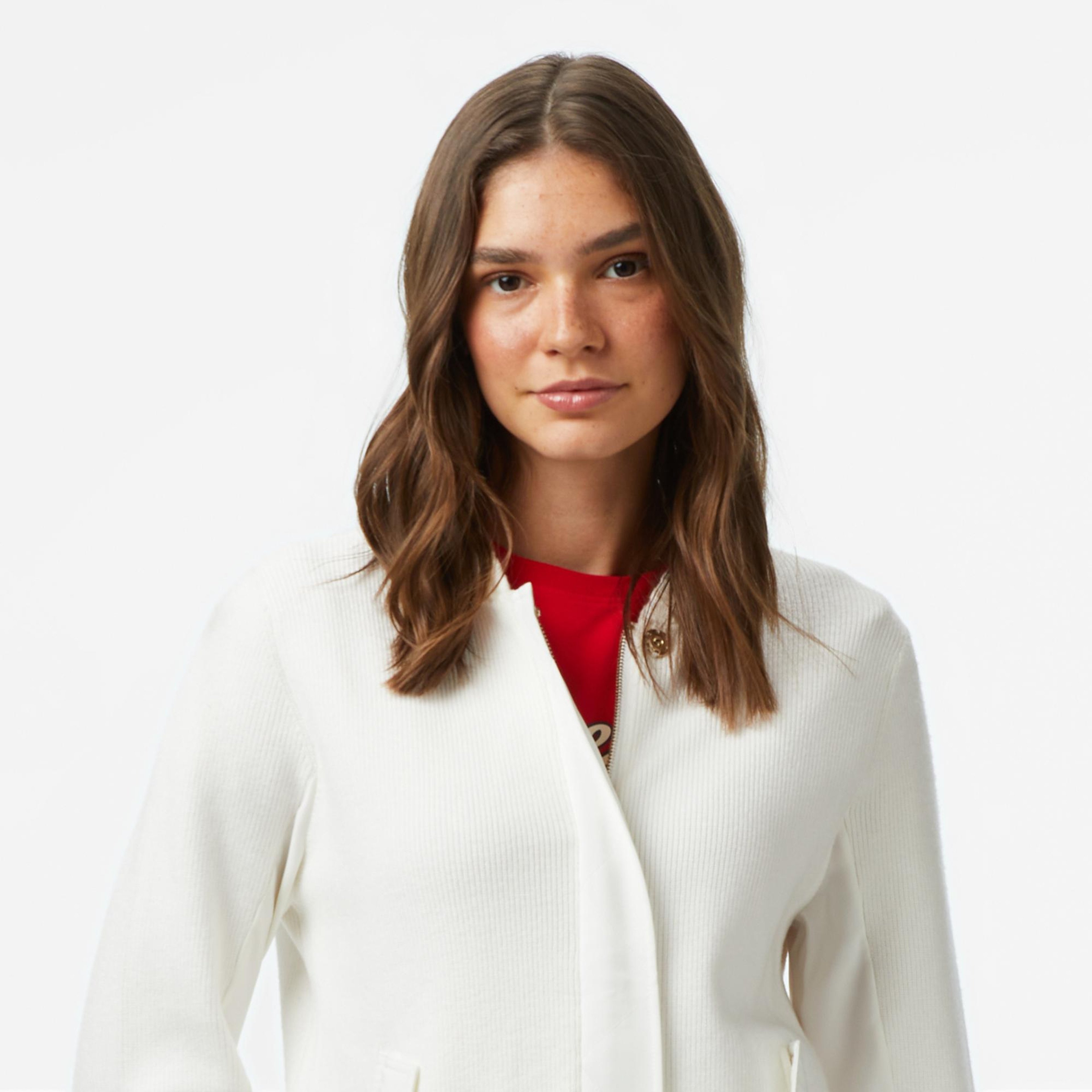 Liu Jo Kadın Beyaz Triko