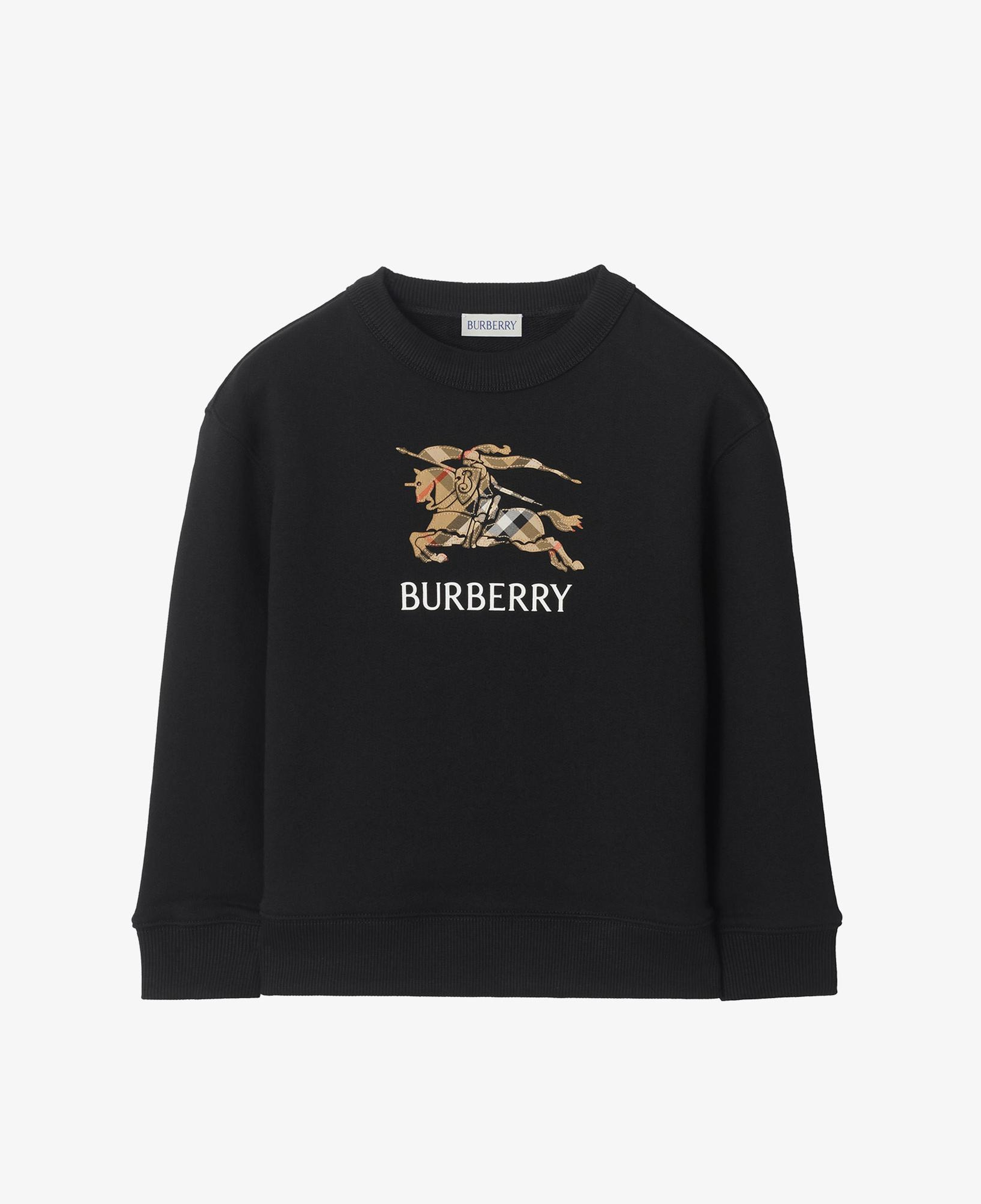 Burberry Mathew Knıght Çocuk Siyah Sweatshirt