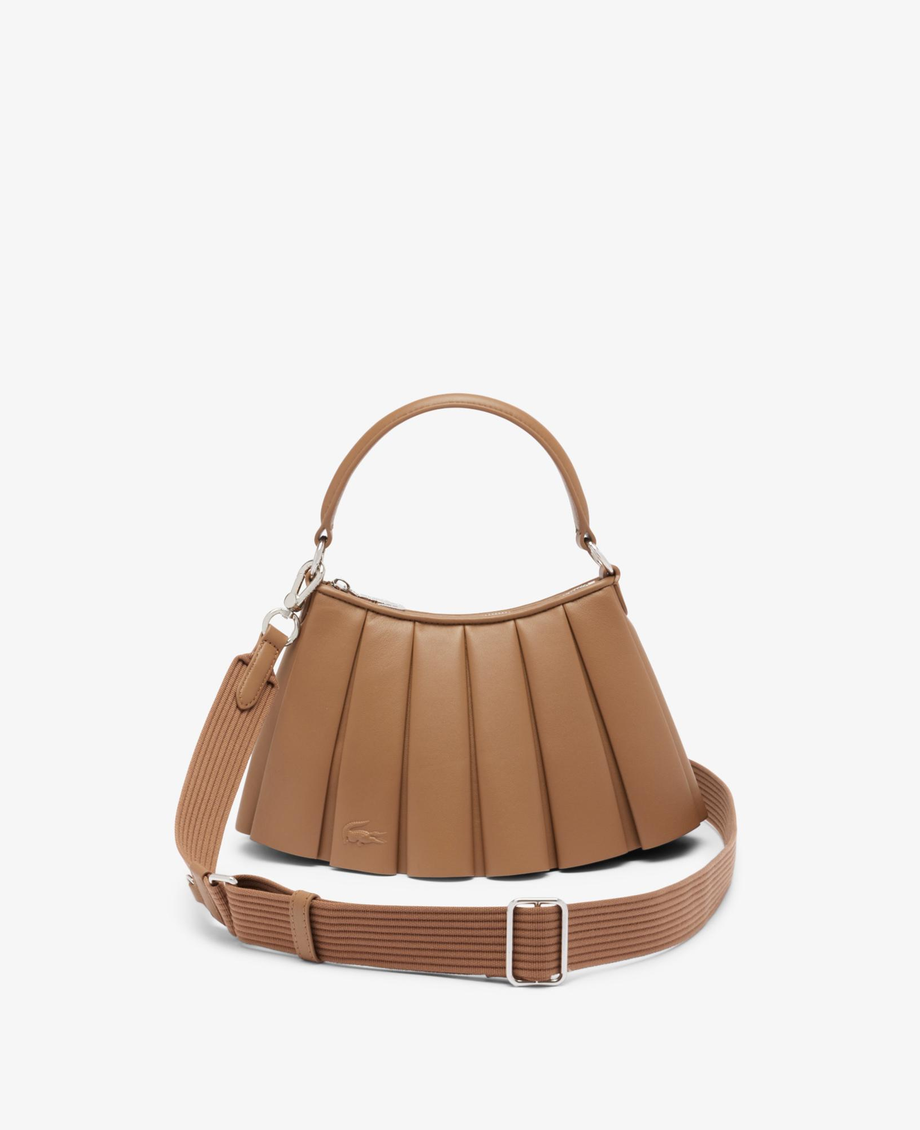 Lacoste Small Lenglen Kadın Deri Kahverengi Omuz Çantası