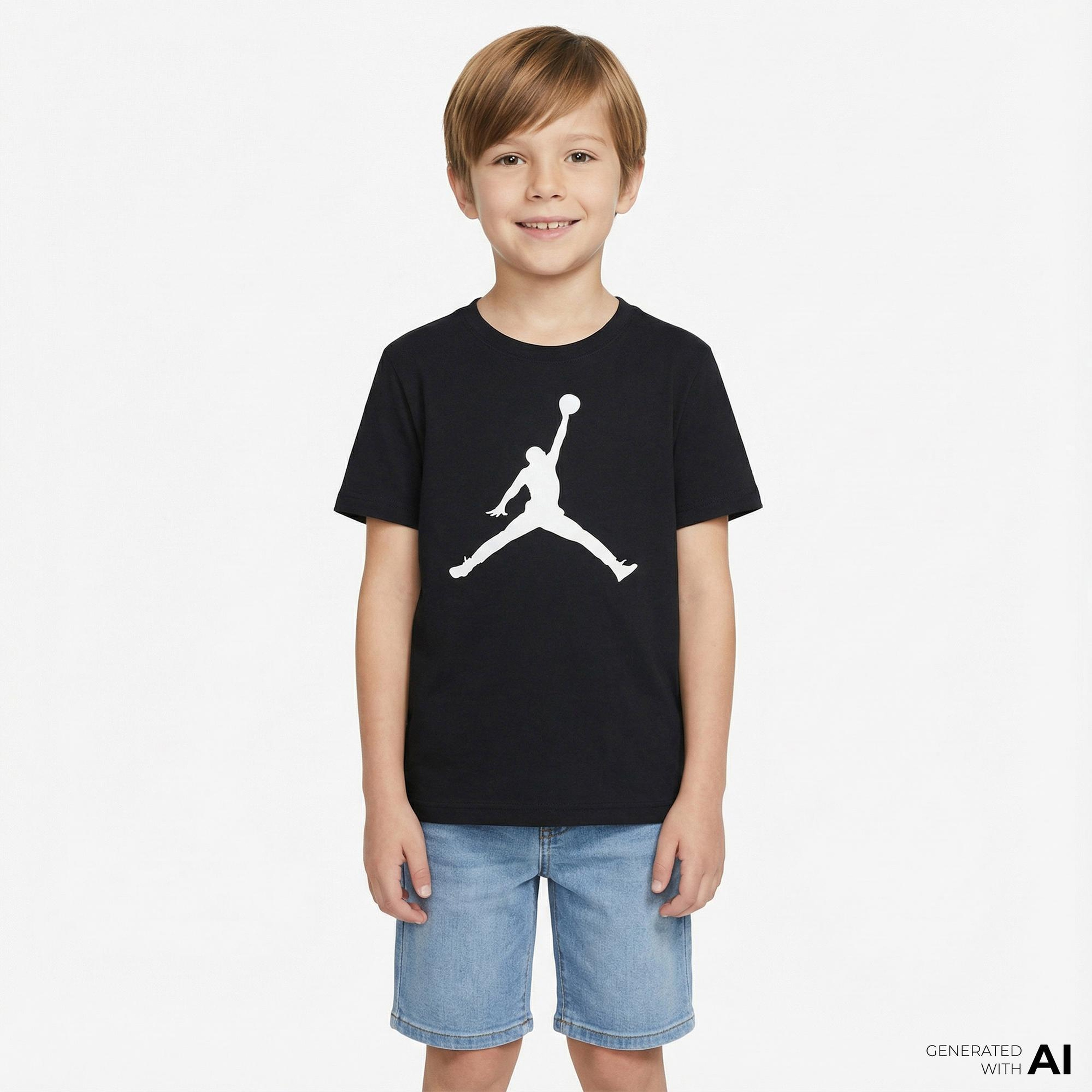 Jordan Jumpman Çocuk Siyah T-Shirt