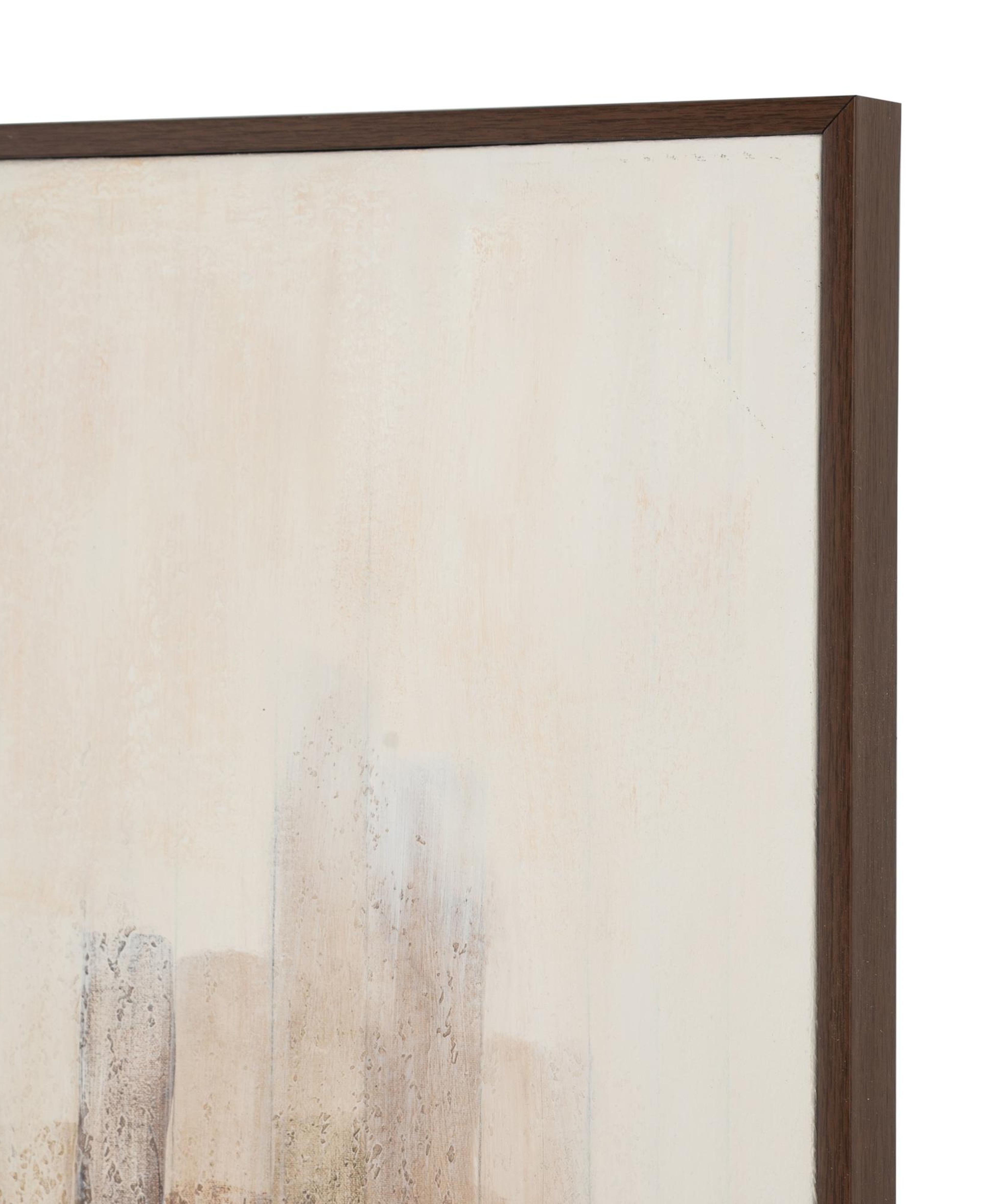 BROWN STRATA ÇERÇEVELİ YAĞLIBOYA TABLO 90X120 CM