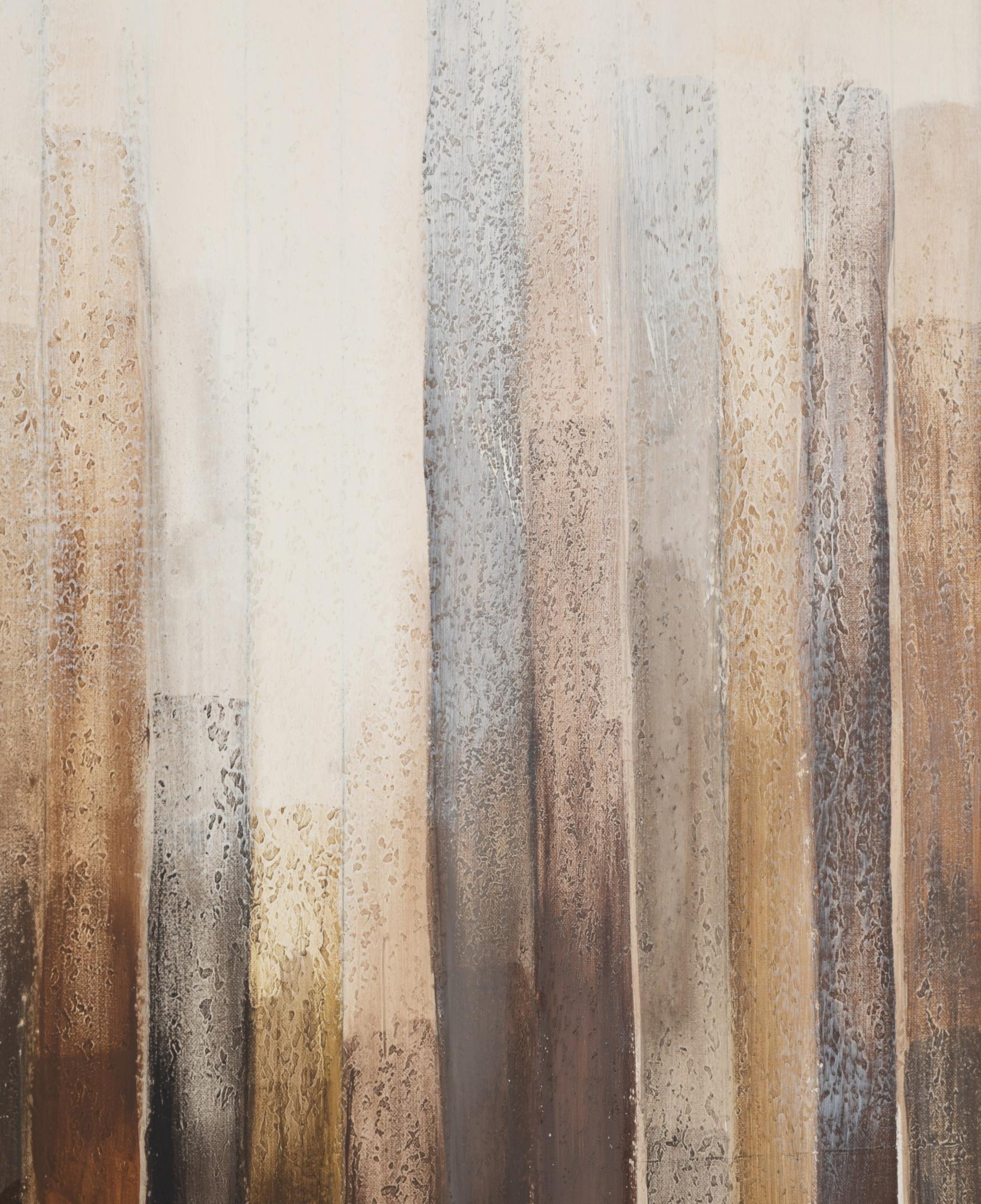 BROWN STRATA ÇERÇEVELİ YAĞLIBOYA TABLO 90X120 CM