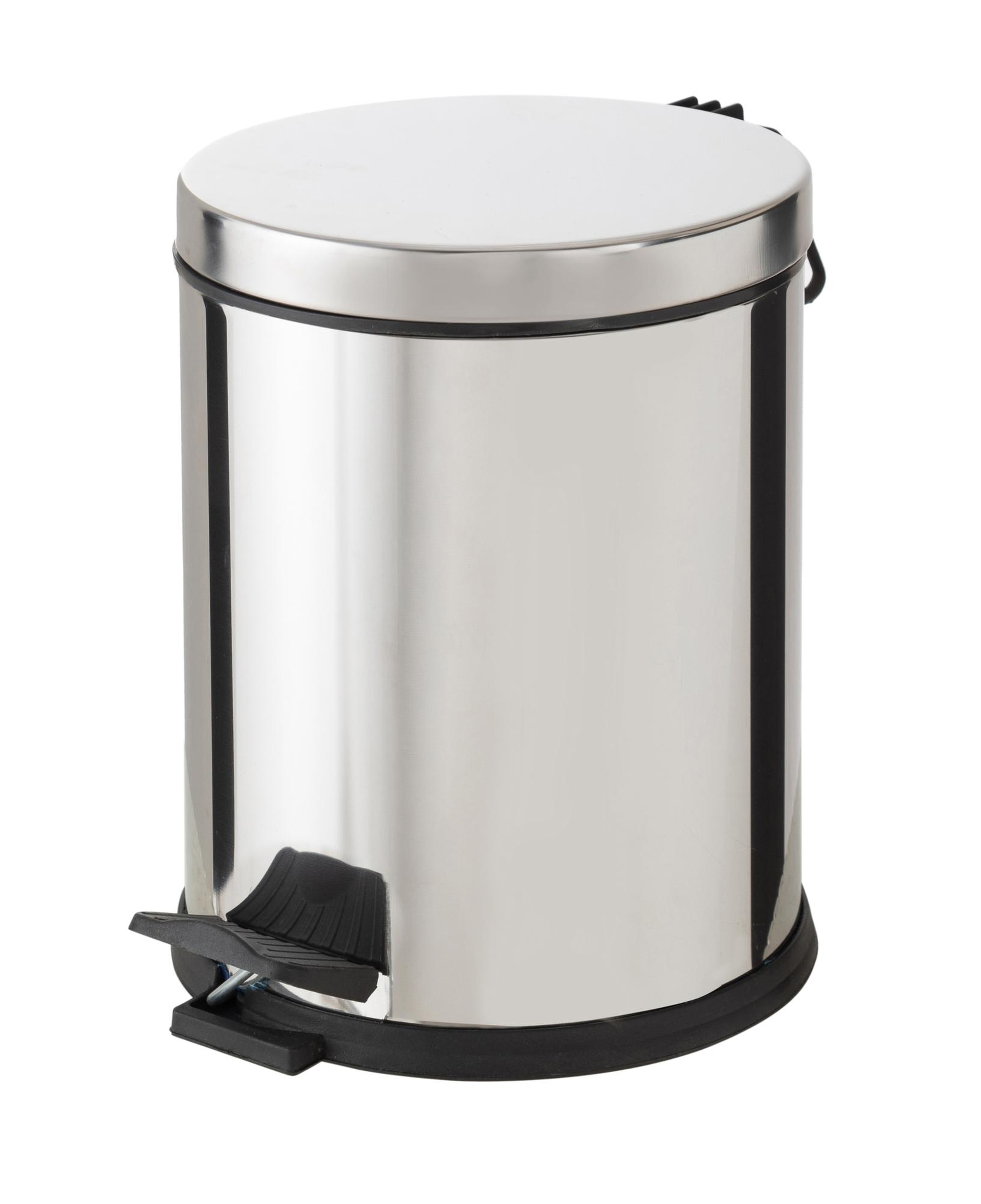 5LT PEDALLI ÇÖP KOVASI INOX