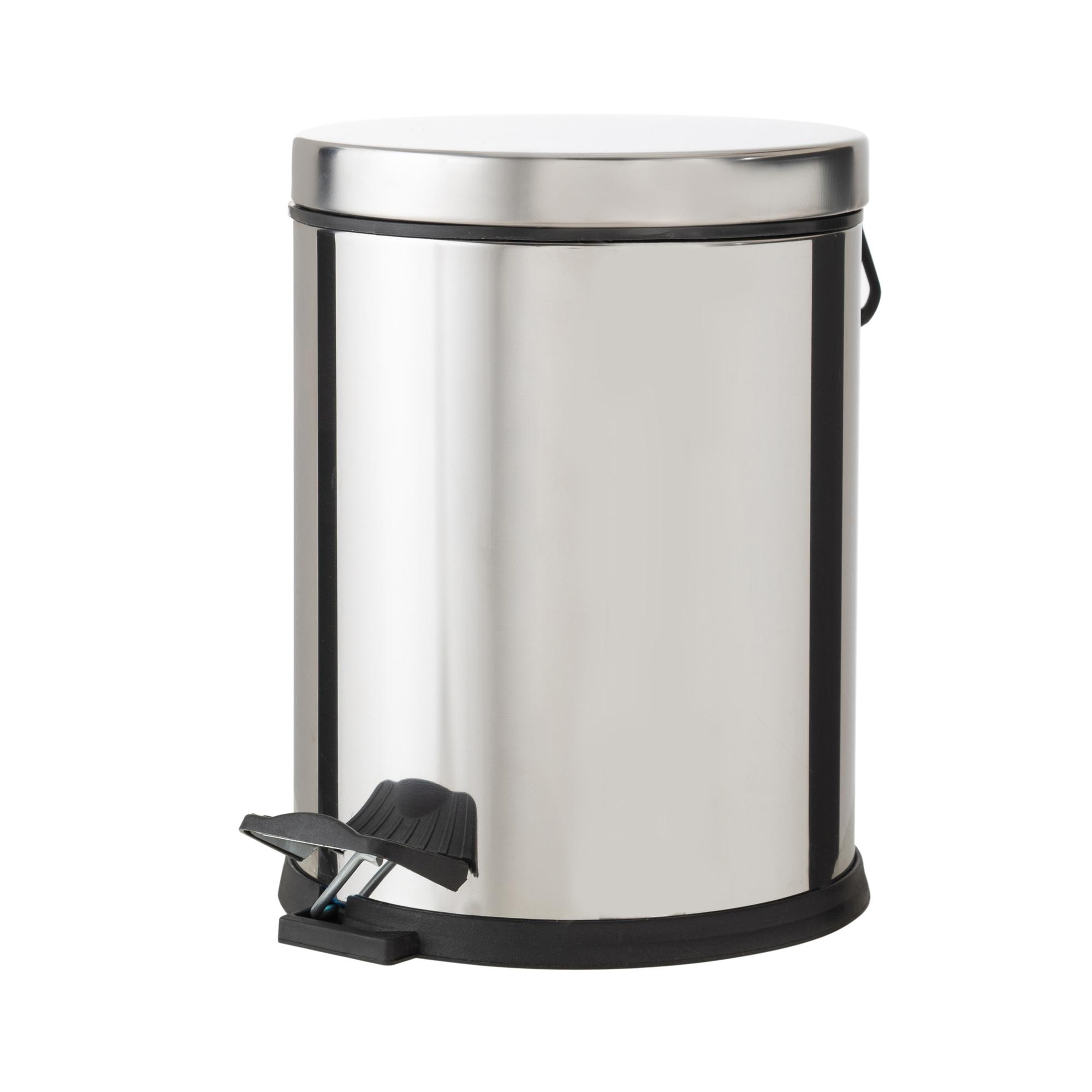 5LT PEDALLI ÇÖP KOVASI INOX