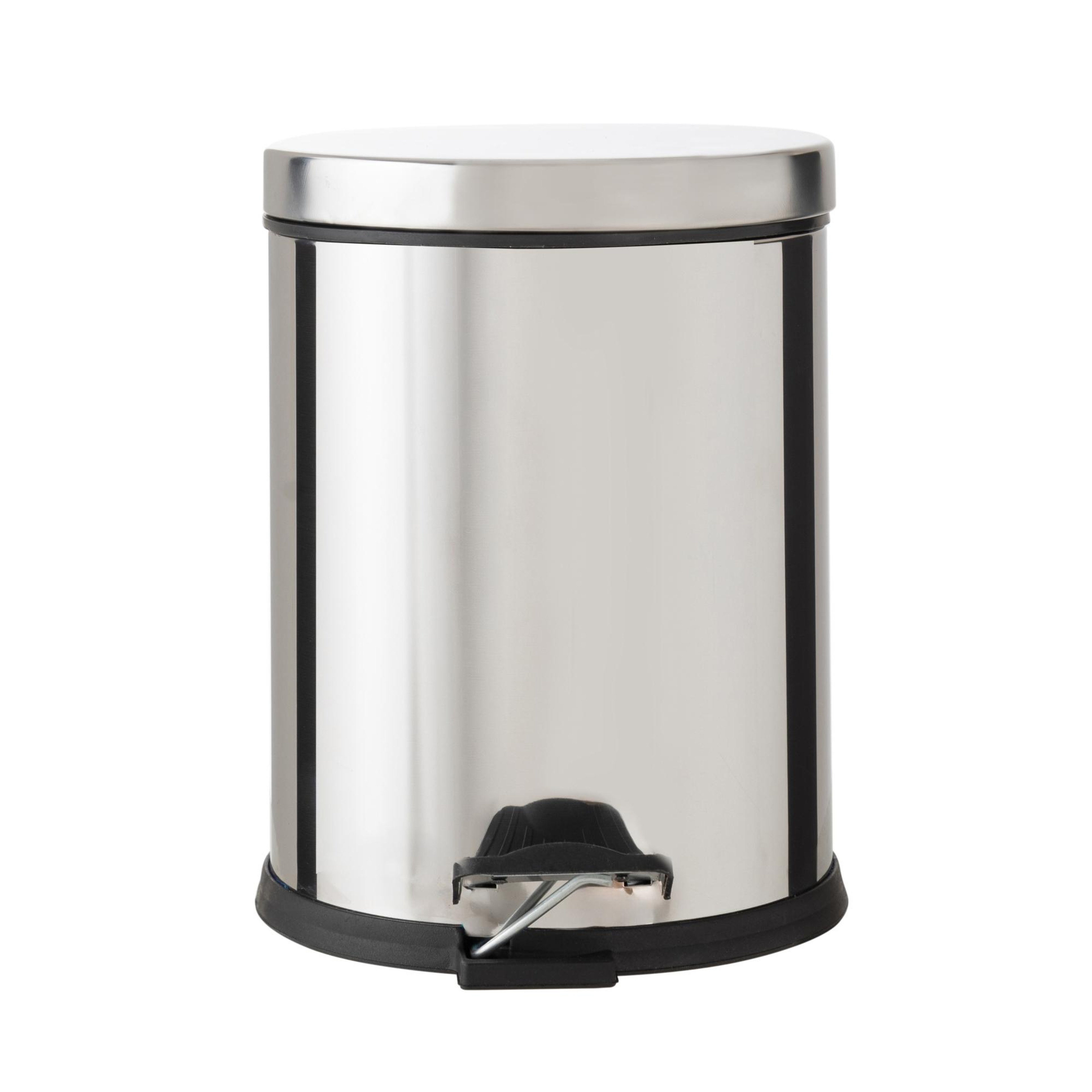 5LT PEDALLI ÇÖP KOVASI INOX