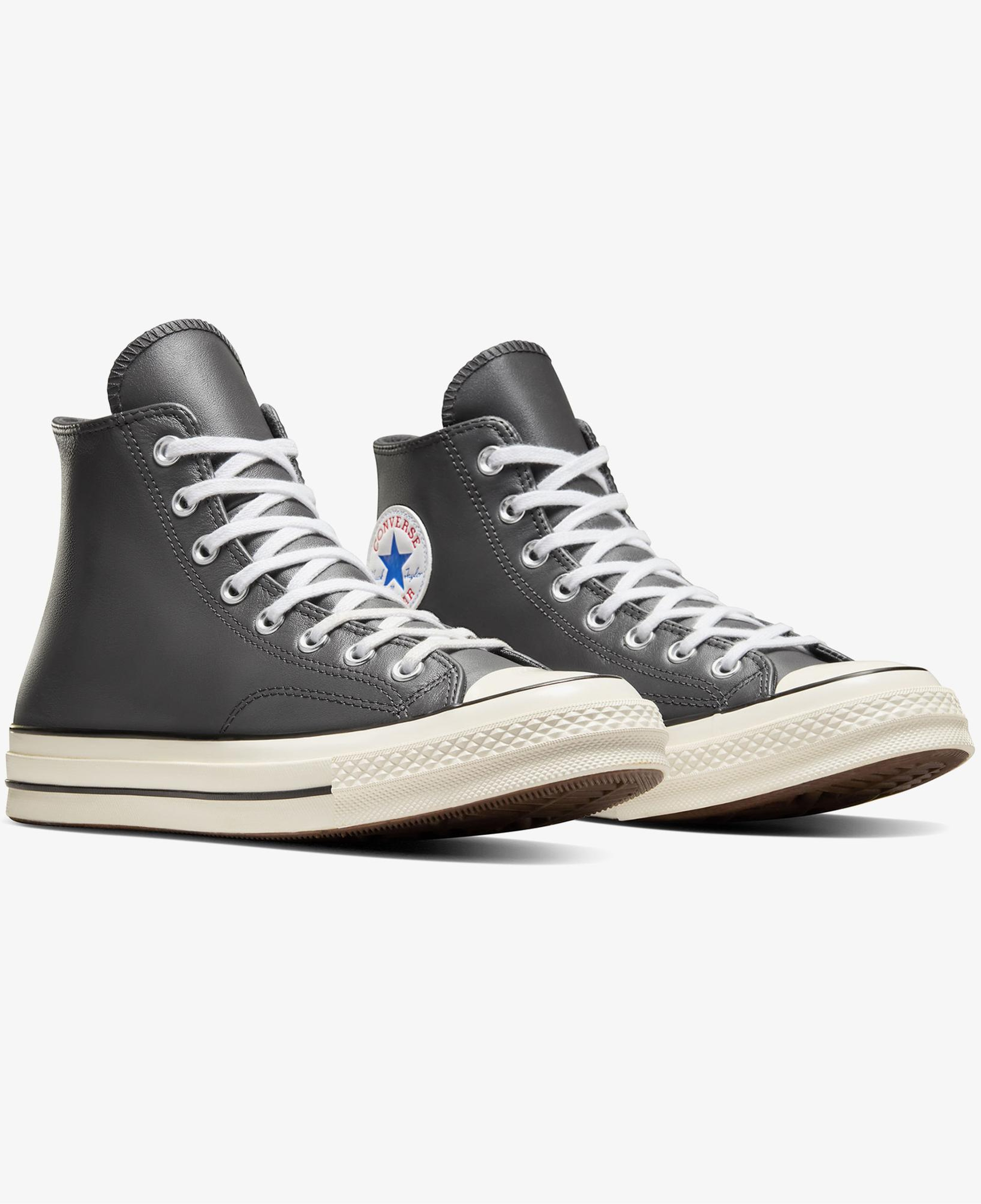 Converse Chuck 70 Unisex Gri Deri Sneaker