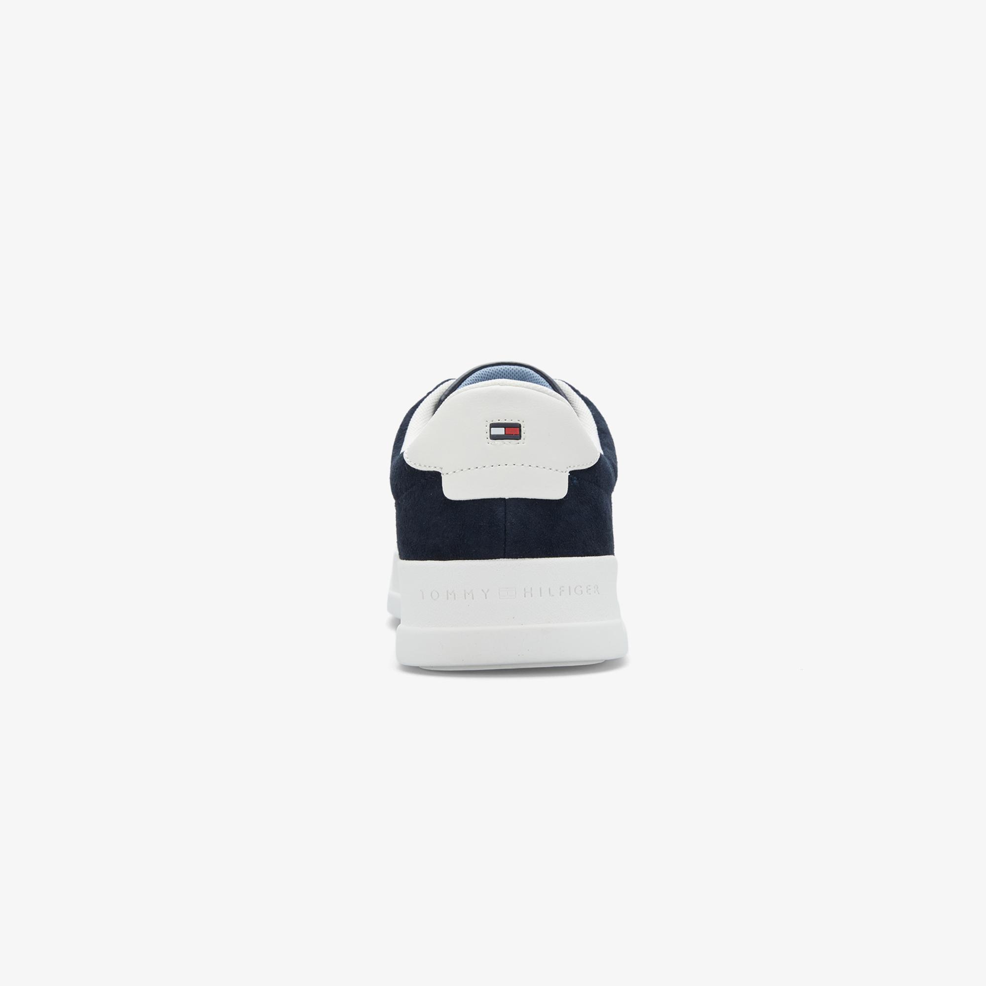 Tommy Hilfiger Court Mix Nubuck Erkek Lacivert Sneaker