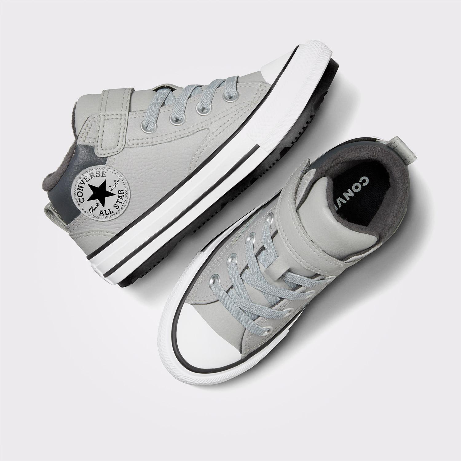Converse Chuck Taylor All Star Malden Street Çocuk Gri Deri Sneaker