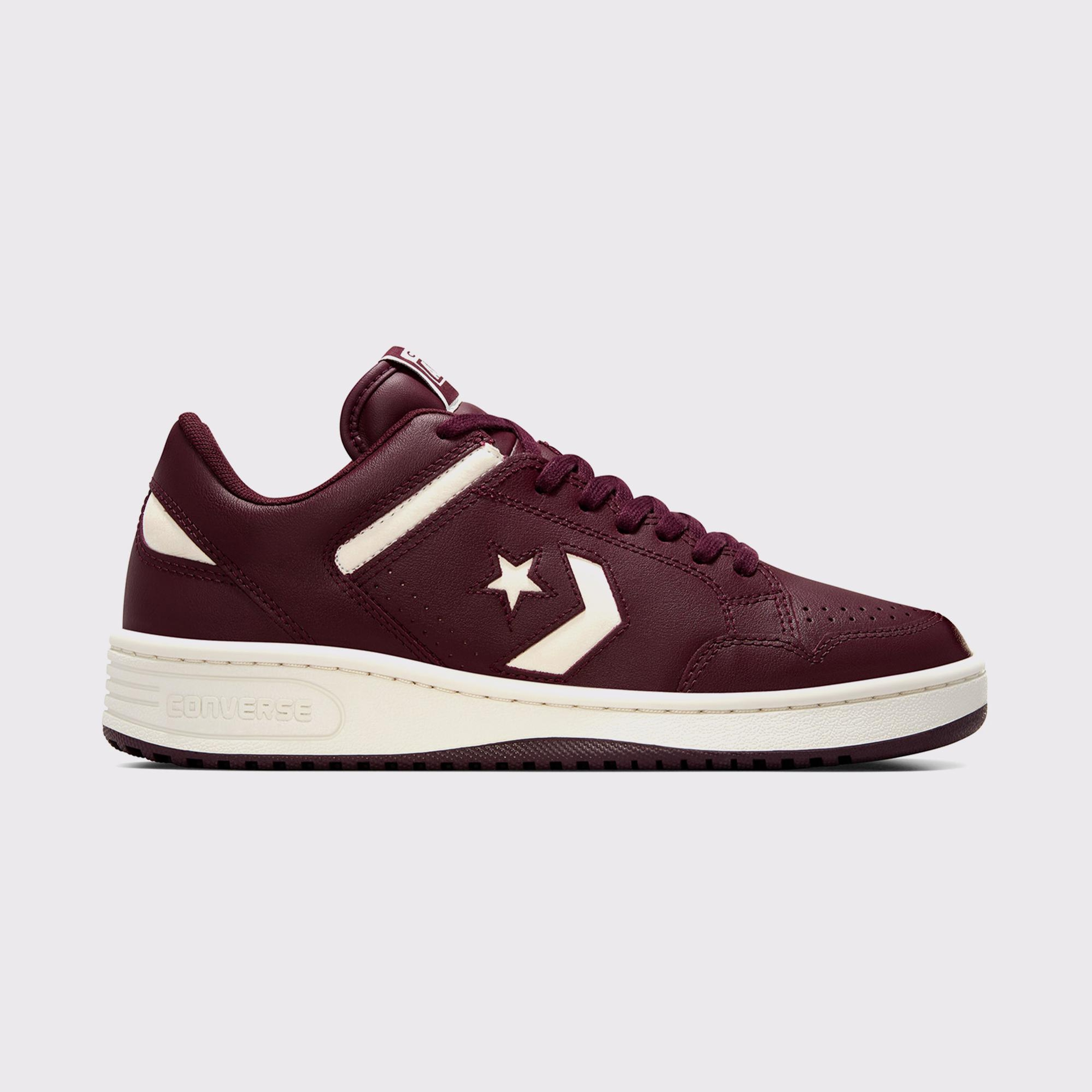 Converse Weapon Unisex Bordo Deri Sneaker