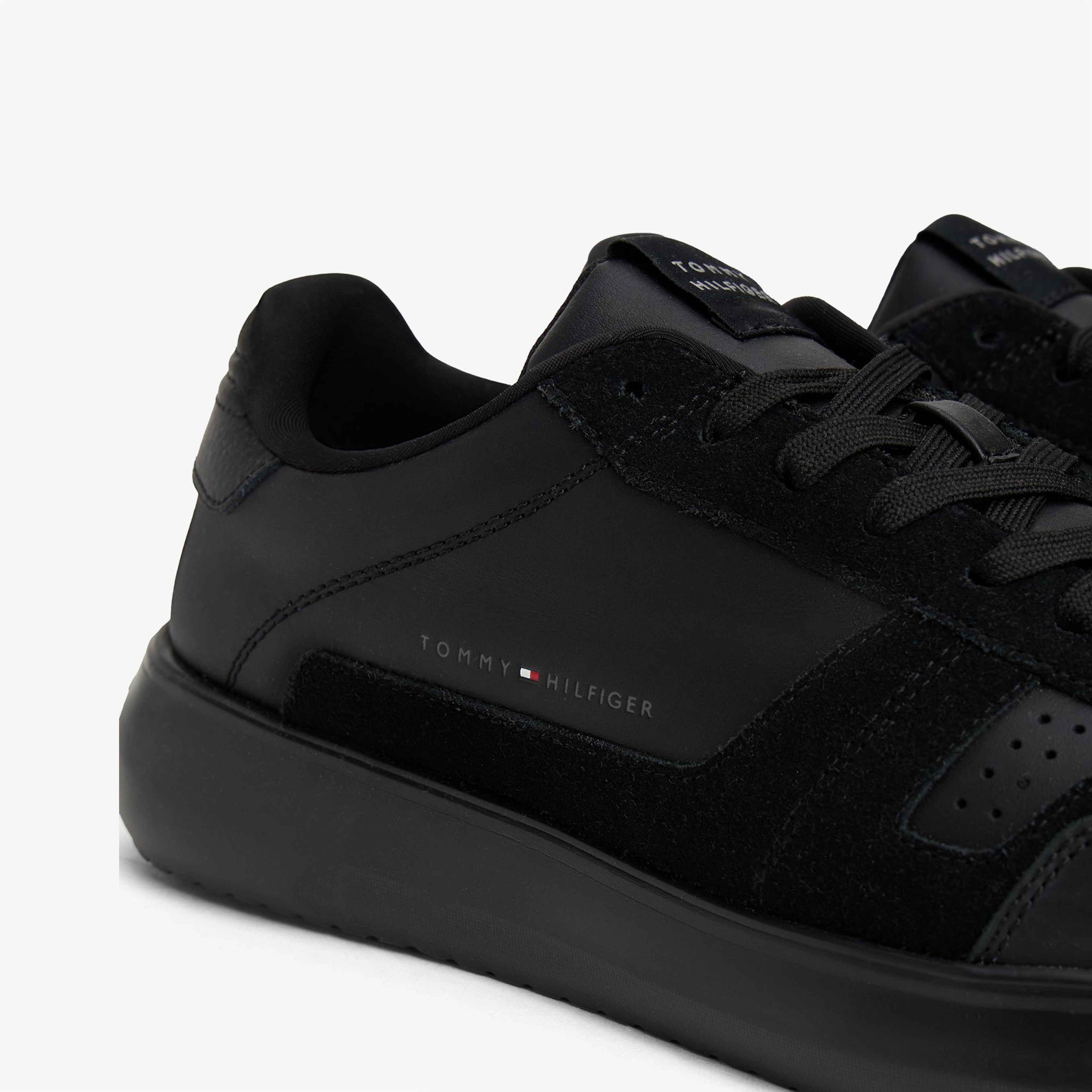 Tommy Hilfiger Modern Lightcup Erkek Siyah Sneaker