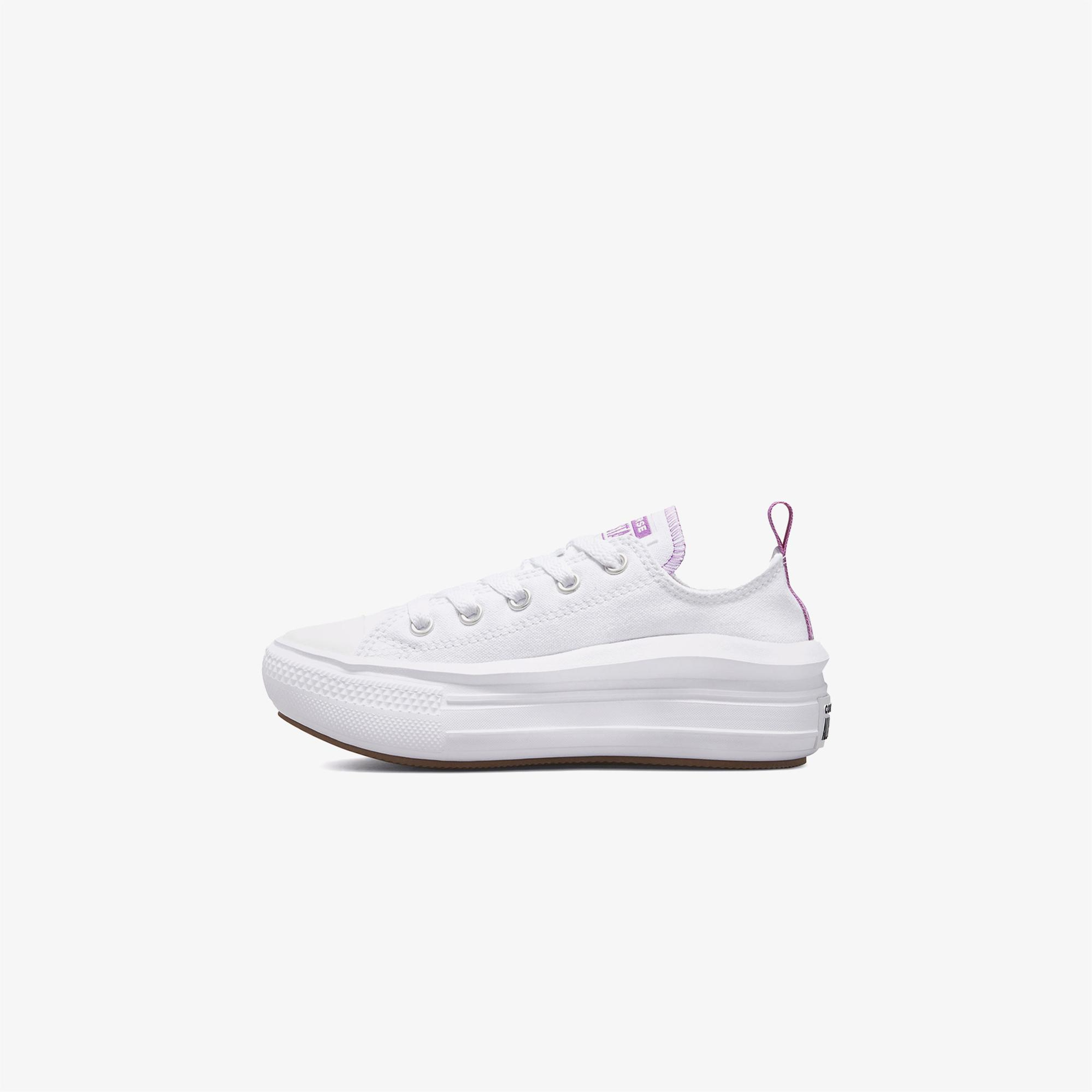 Converse Chuck Taylor All Star Move Çocuk Beyaz Platform Sneaker