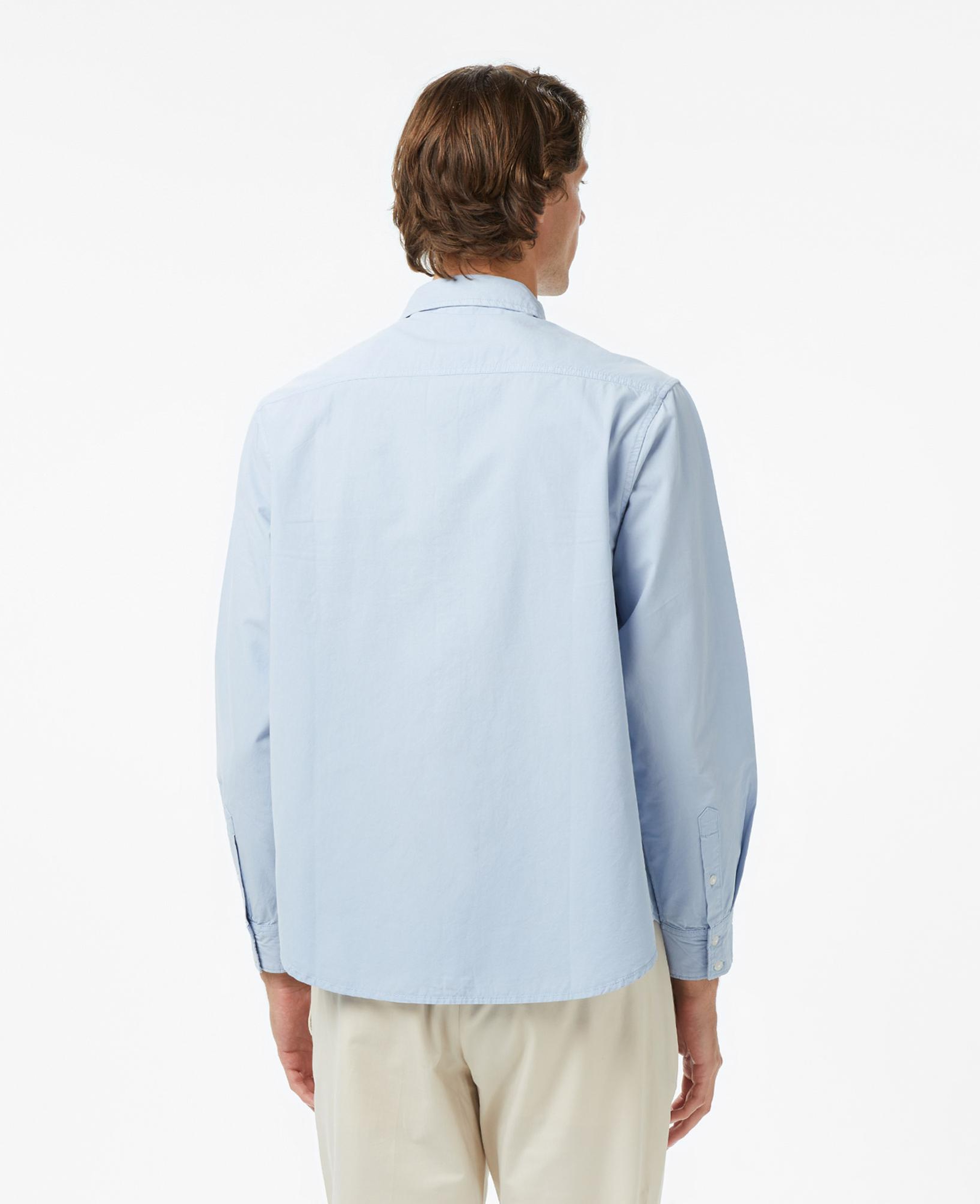 Guess Pockets Organic Cotton Poplin Erkek Mavi Gömlek