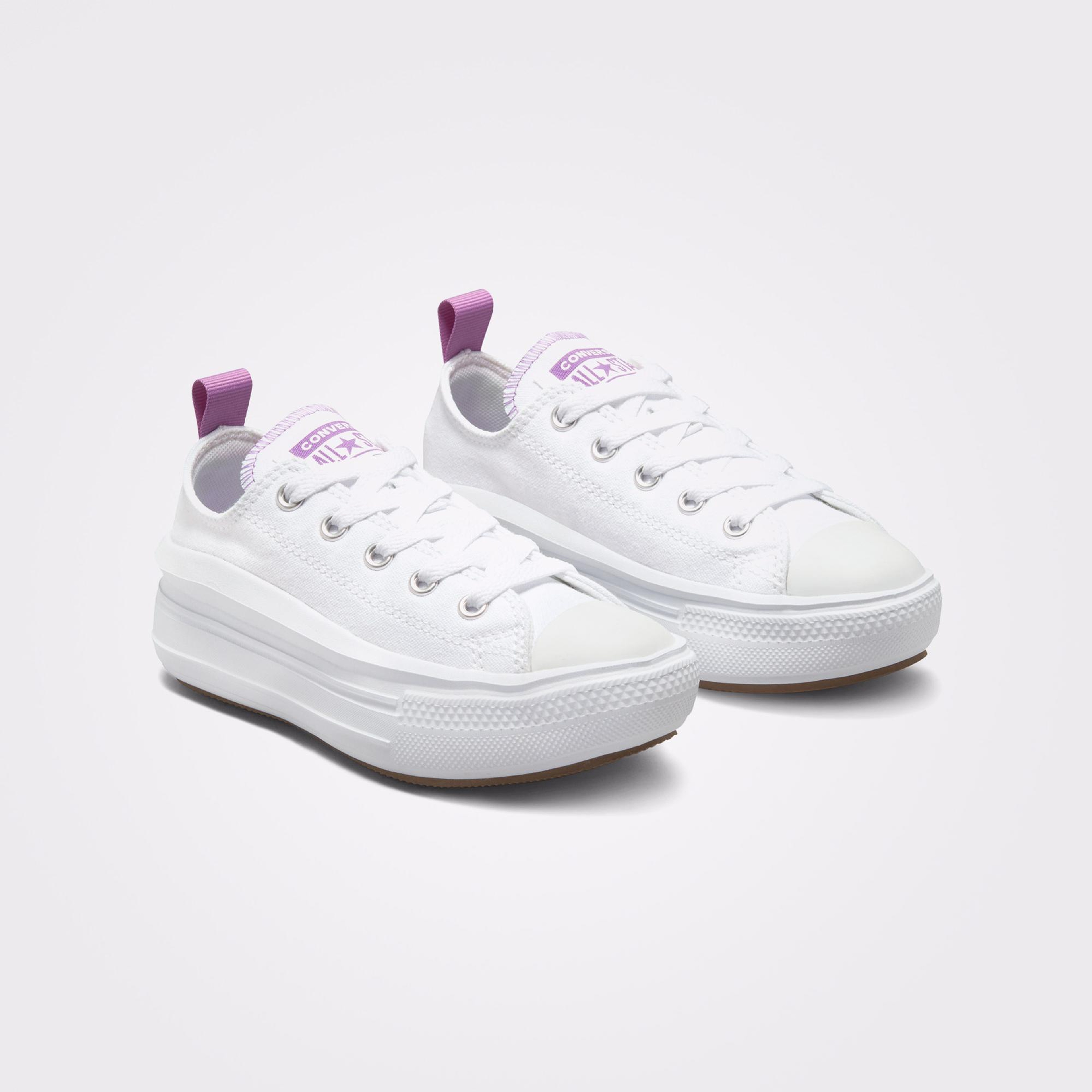 Converse Chuck Taylor All Star Move Çocuk Beyaz Platform Sneaker