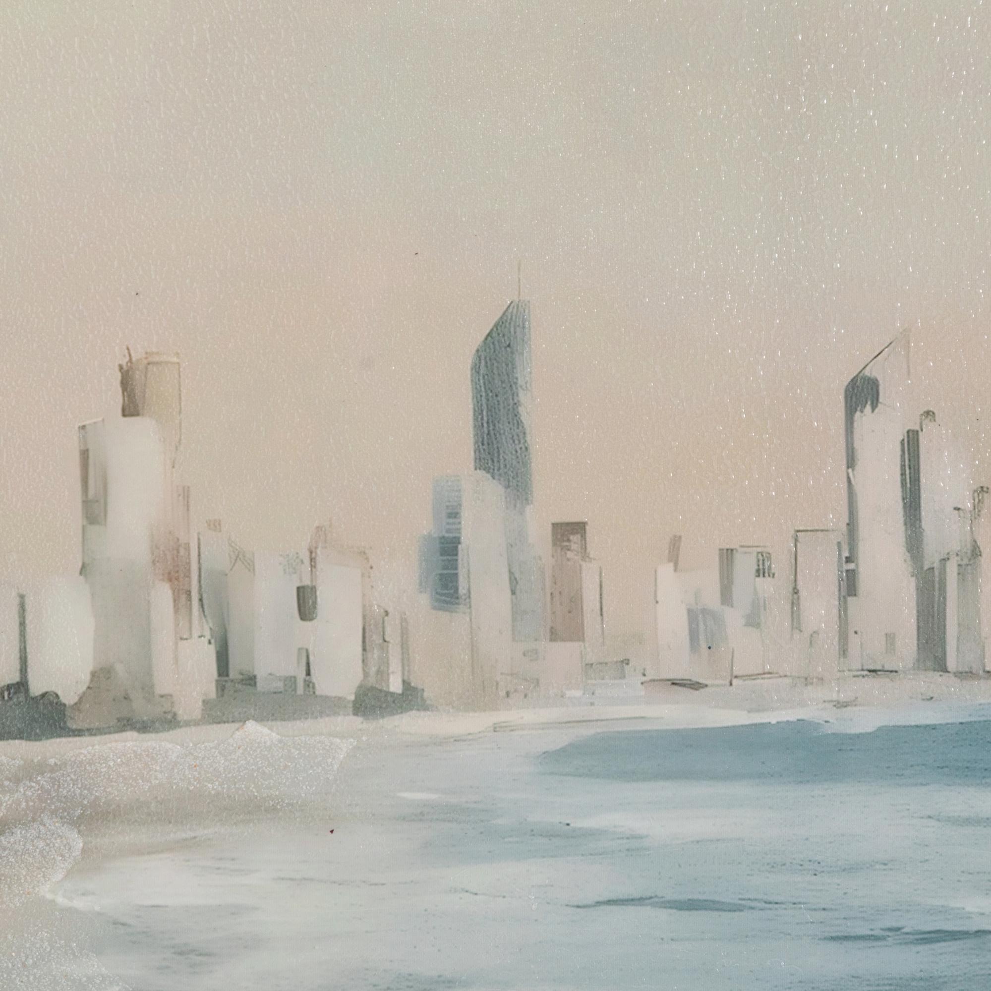 COASTLINE ÇERÇEVELİ YAĞLIBOYA TABLO 90X120 CM