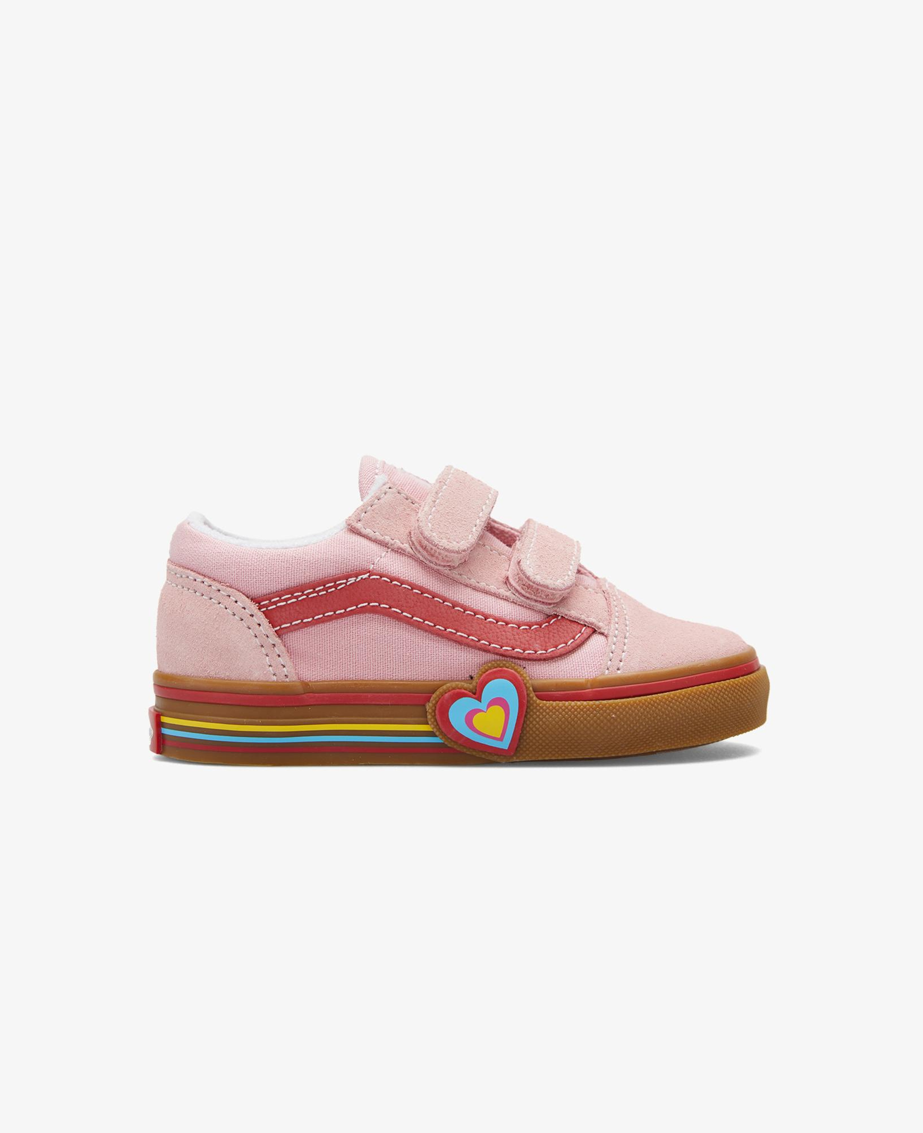 Vans Old Skool V Heart Bebek Pembe Sneaker