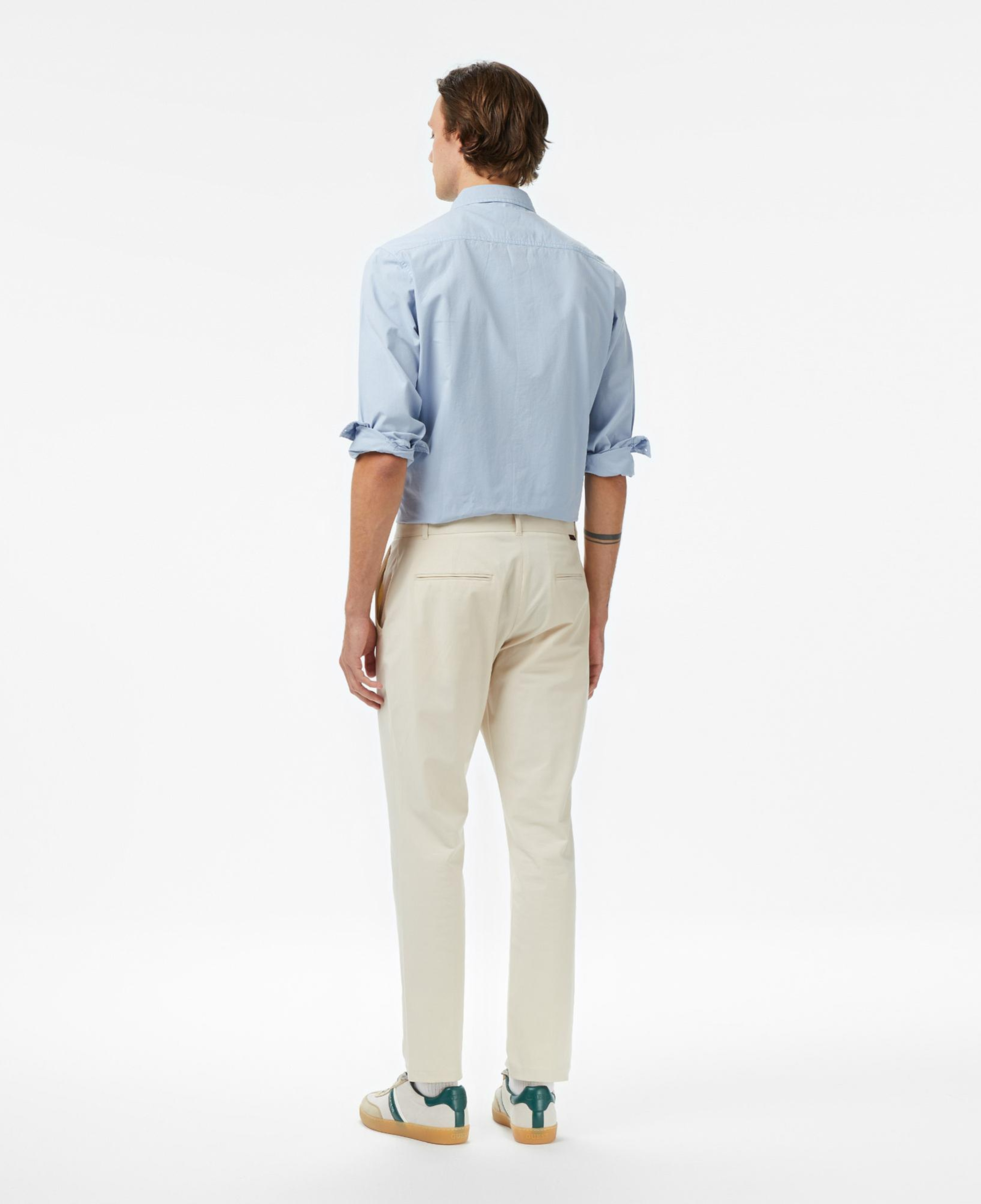 Guess Myron Slim Fit Erkek Krem Pantolon