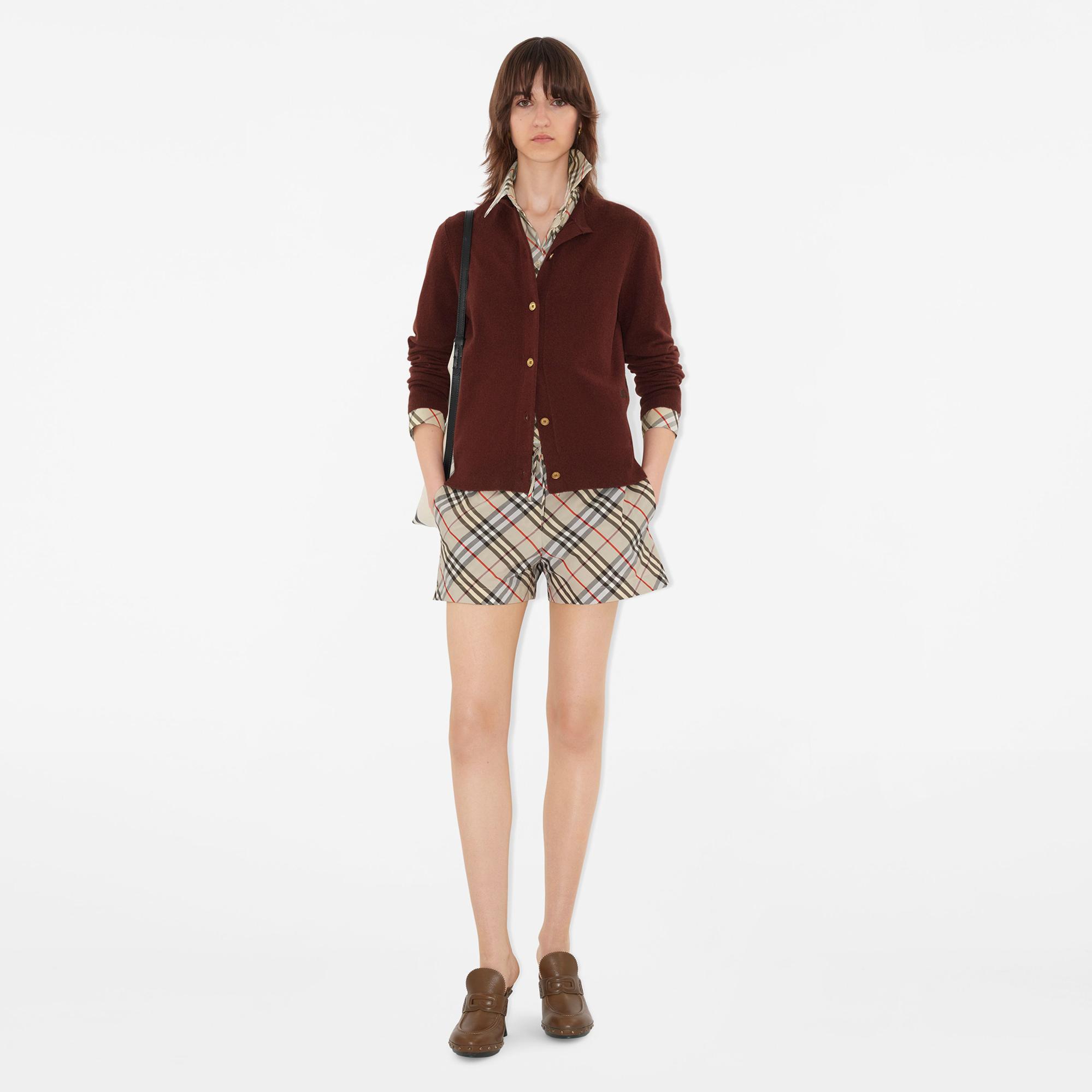 Burberry Kadın Bordo Hırka