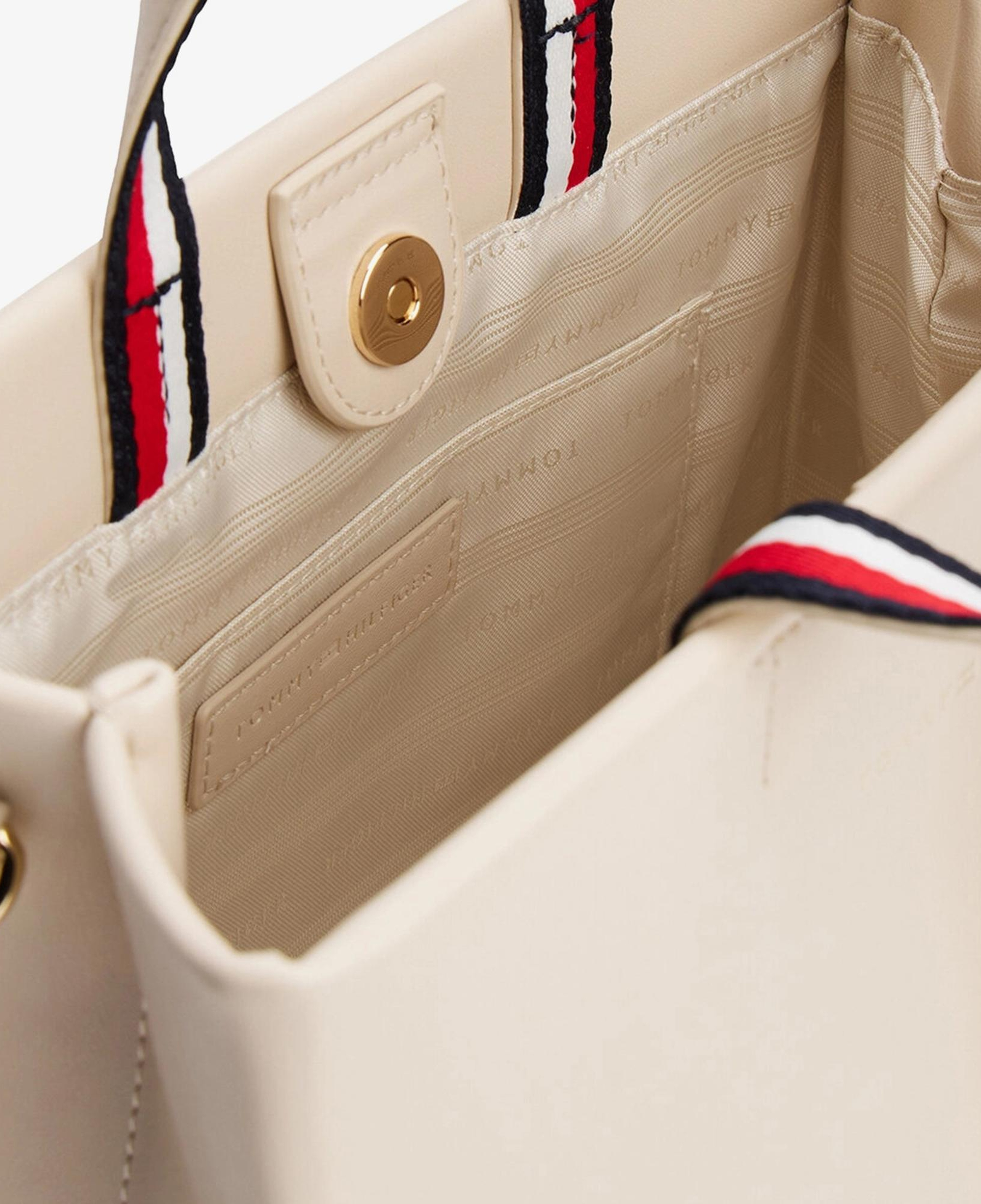 Tommy Hilfiger Established Med Shopper Kadın Bej Tote Çantası