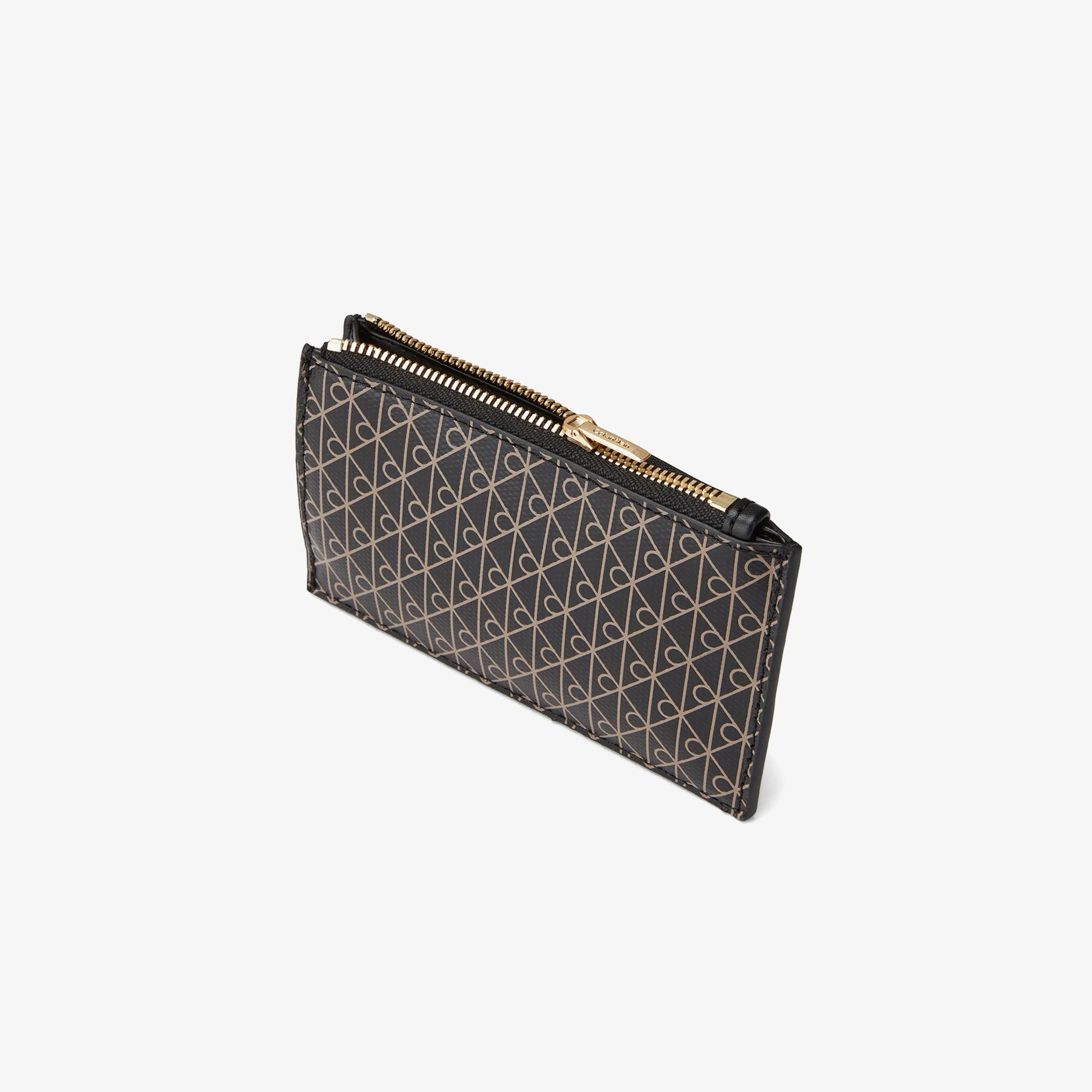 Calvin Klein Emblem Top Zip Kadın Siyah Kartlık