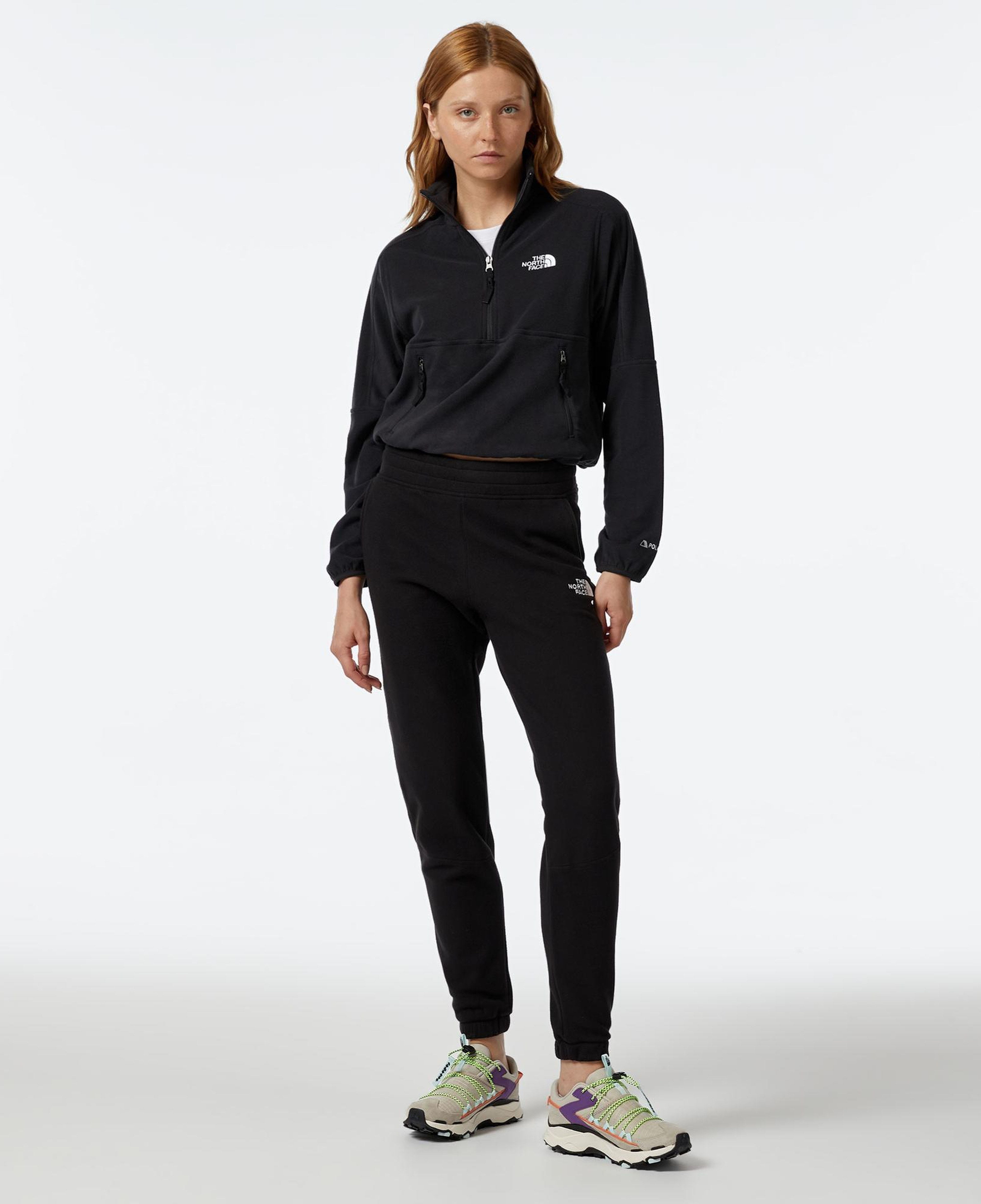 The North Face Glacier 1/4 Zip Kadın Siyah Eşofman Altı