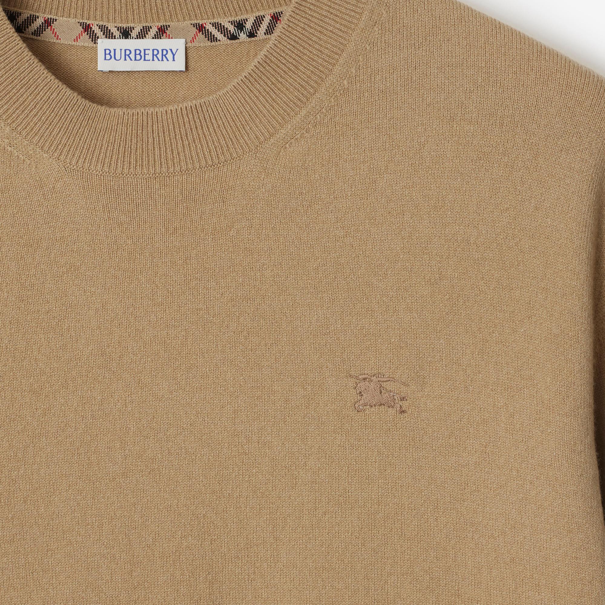 Burberry Cashmere Blend Erkek Bej Triko