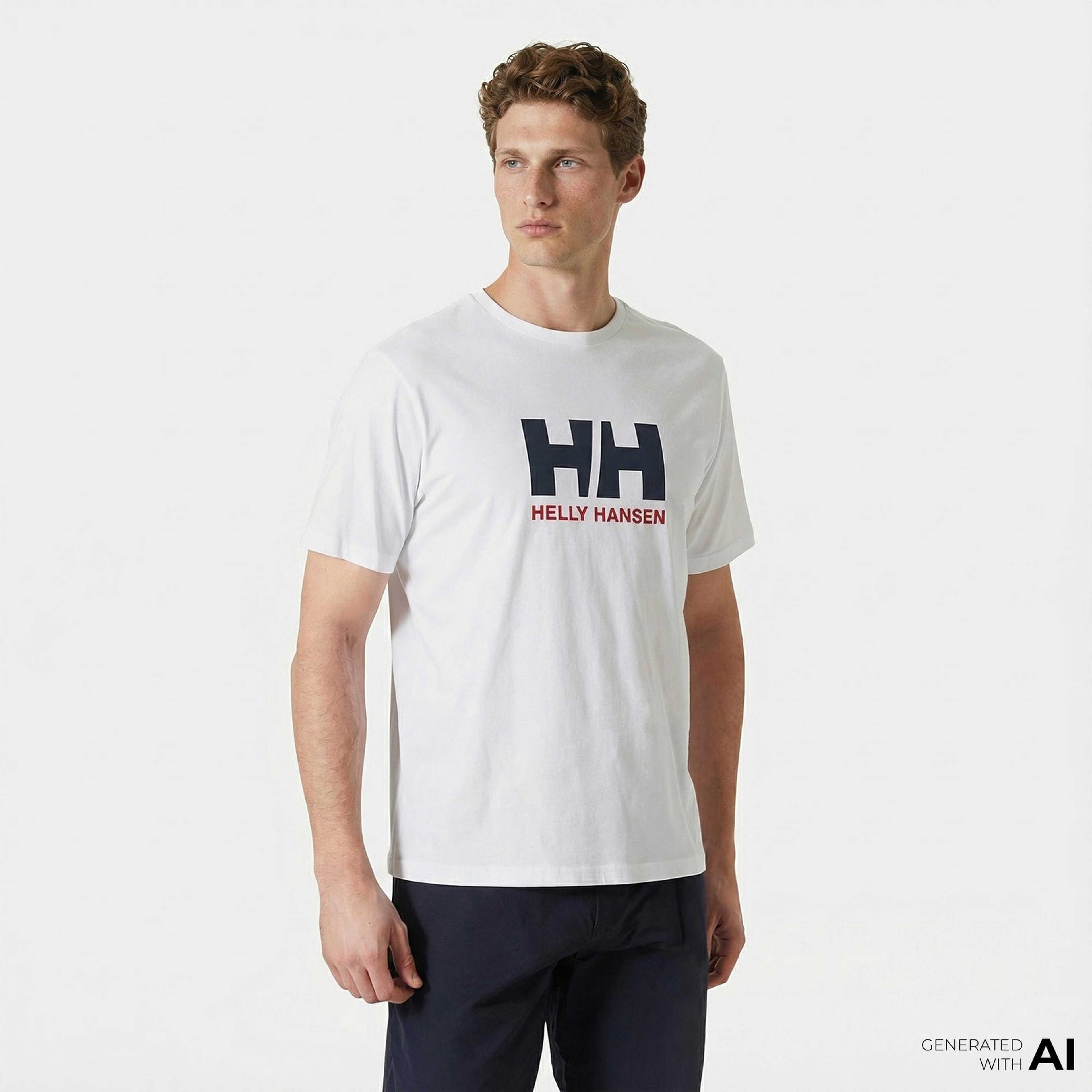 Helly Hansen Hh Logo 3.0 Erkek Beyaz T-shirt