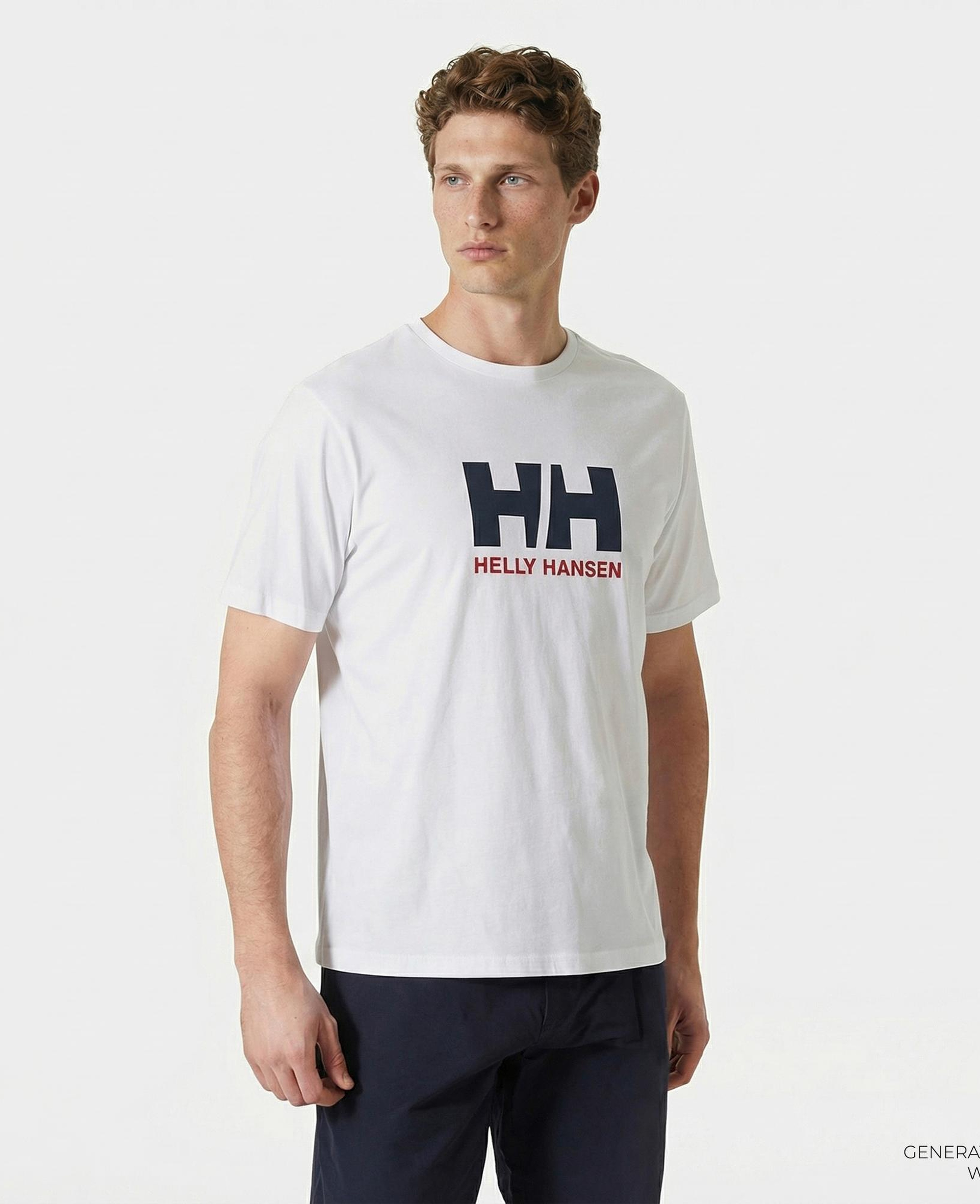 Helly Hansen Hh Logo 3.0  Erkek Beyaz T-shirt