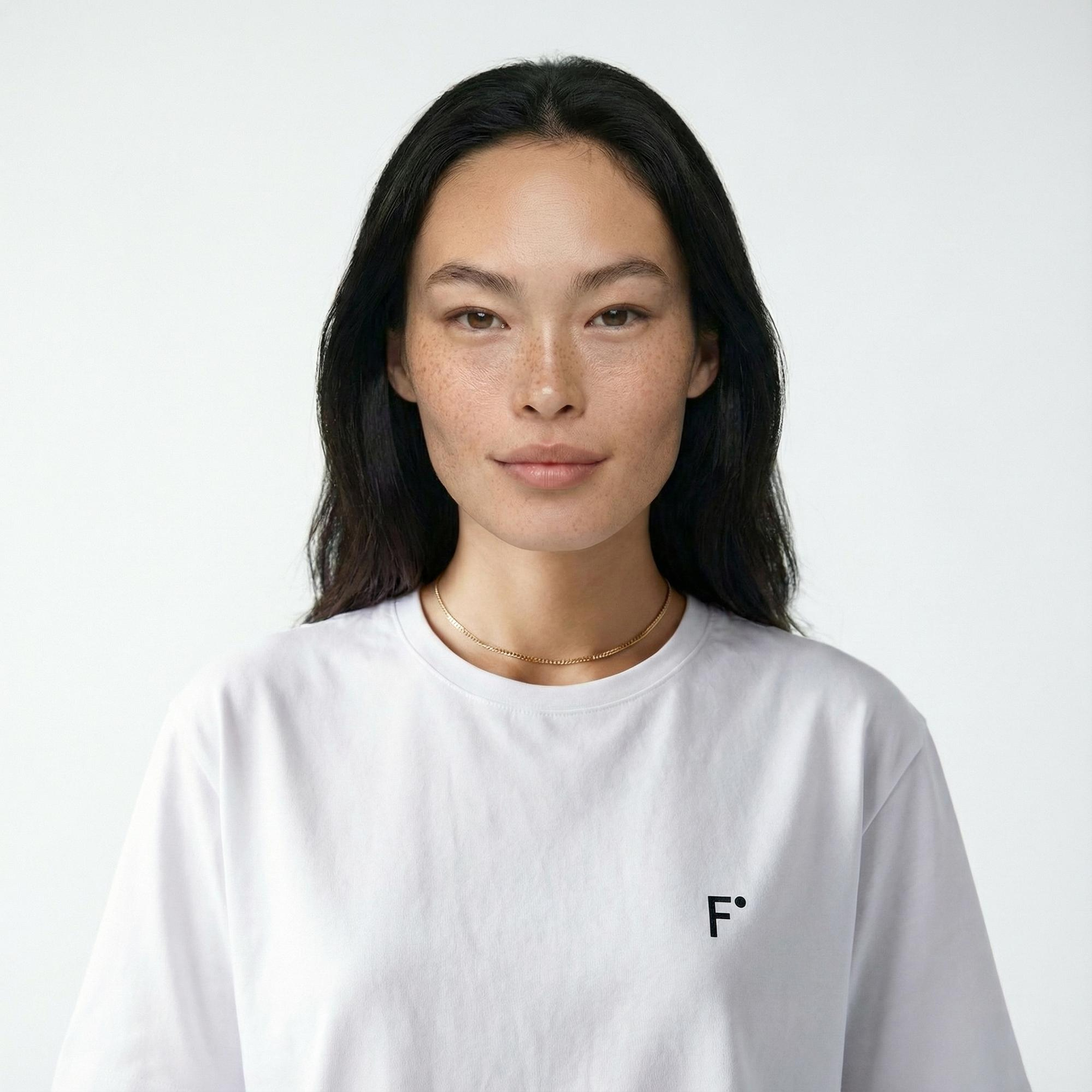 FashFed Unisex Beyaz T-Shirt