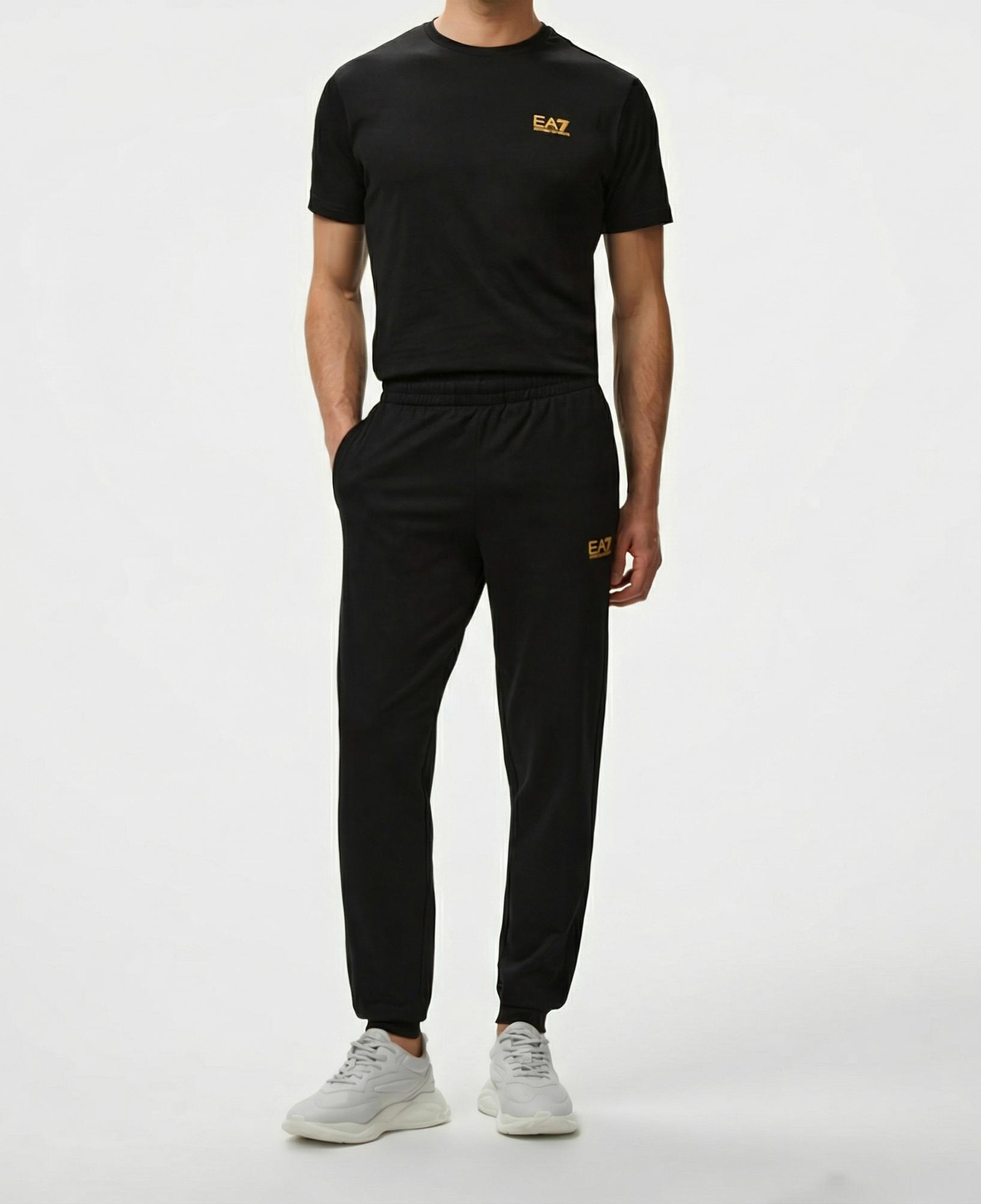 EA7 Erkek Siyah Eşofman Altı