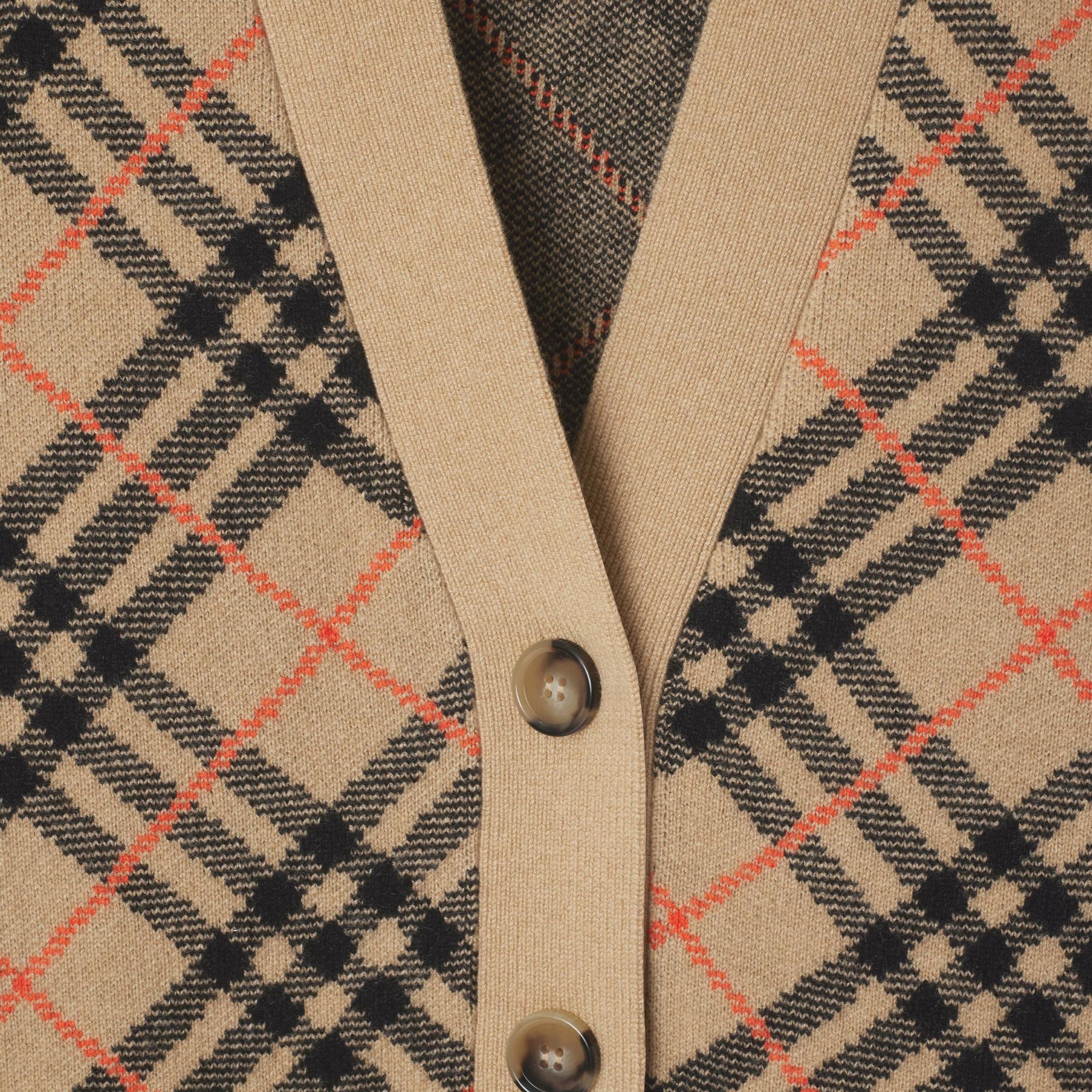 Burberry Check Kaşmir Kadın Bej Hırka