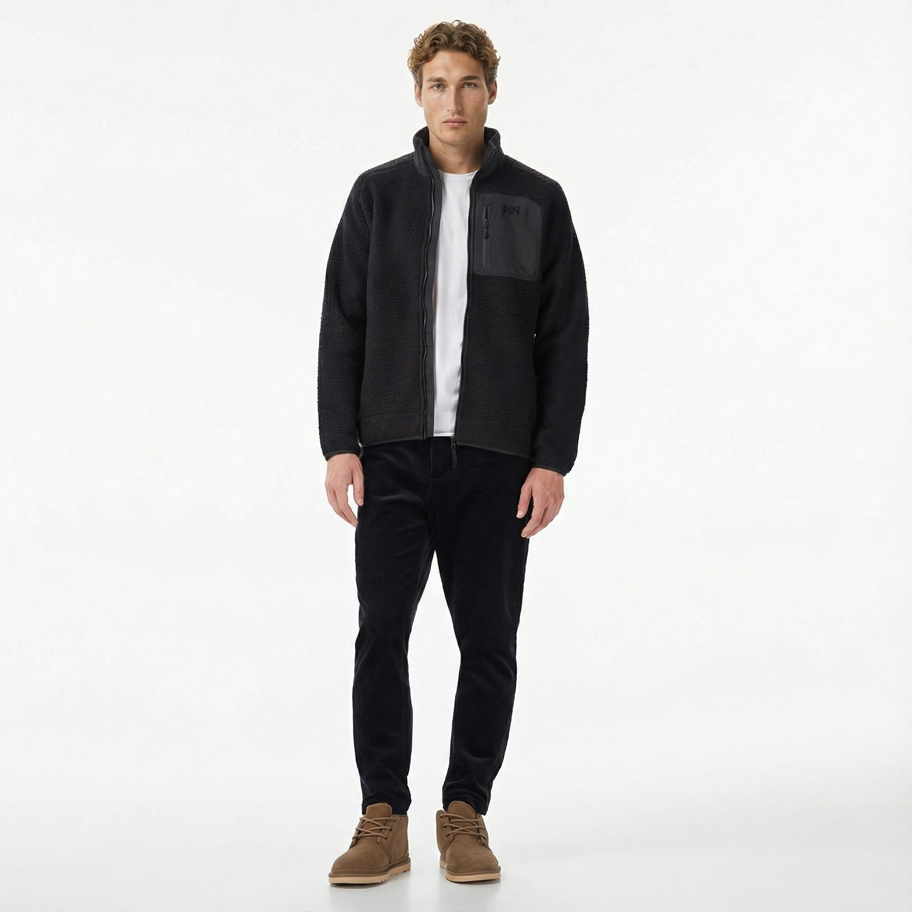 Helly Hansen Panorama Pile Block Erkek Siyah Ceket