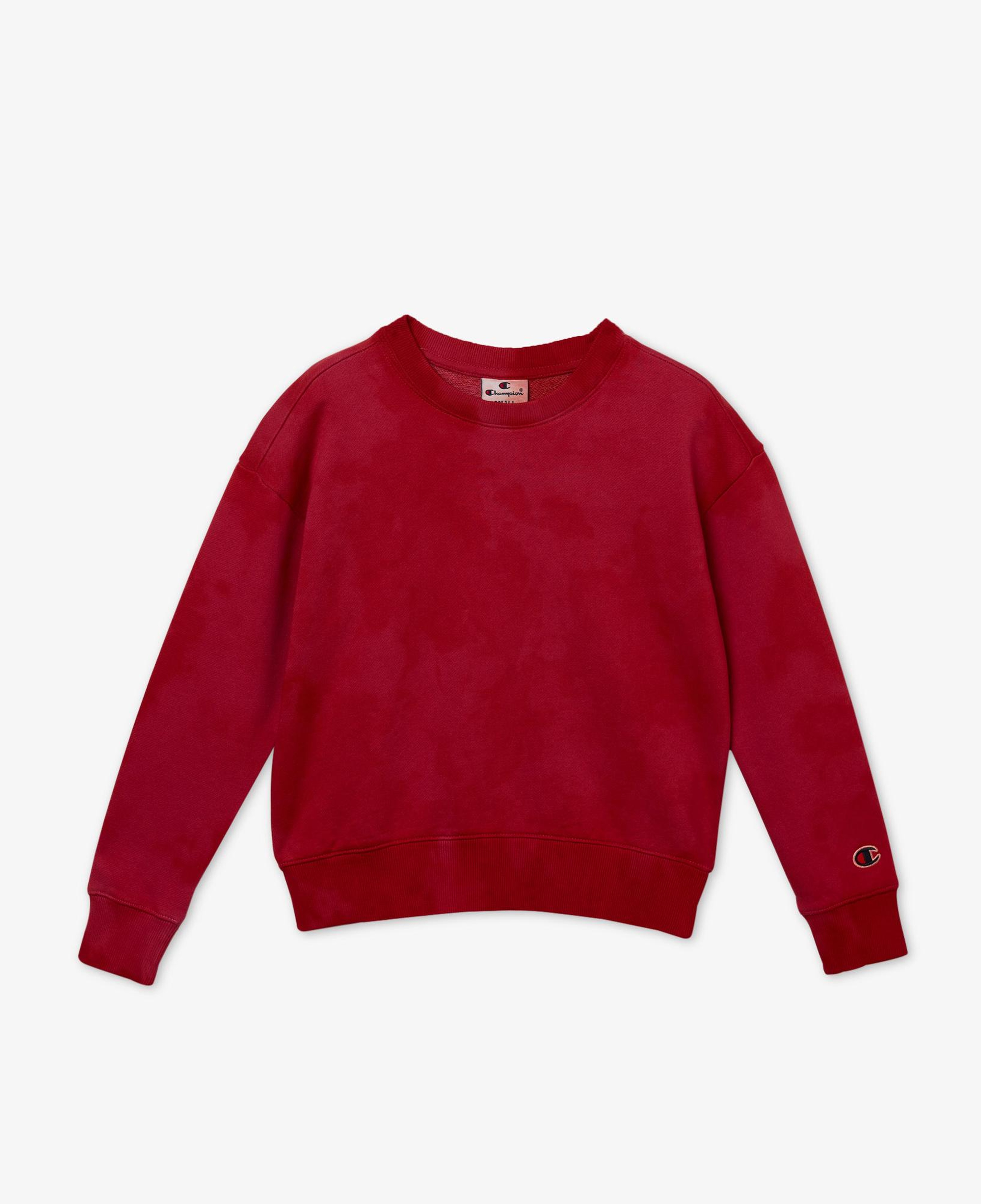 Champion Crewneck Çocuk Kırmızı Sweatshirt