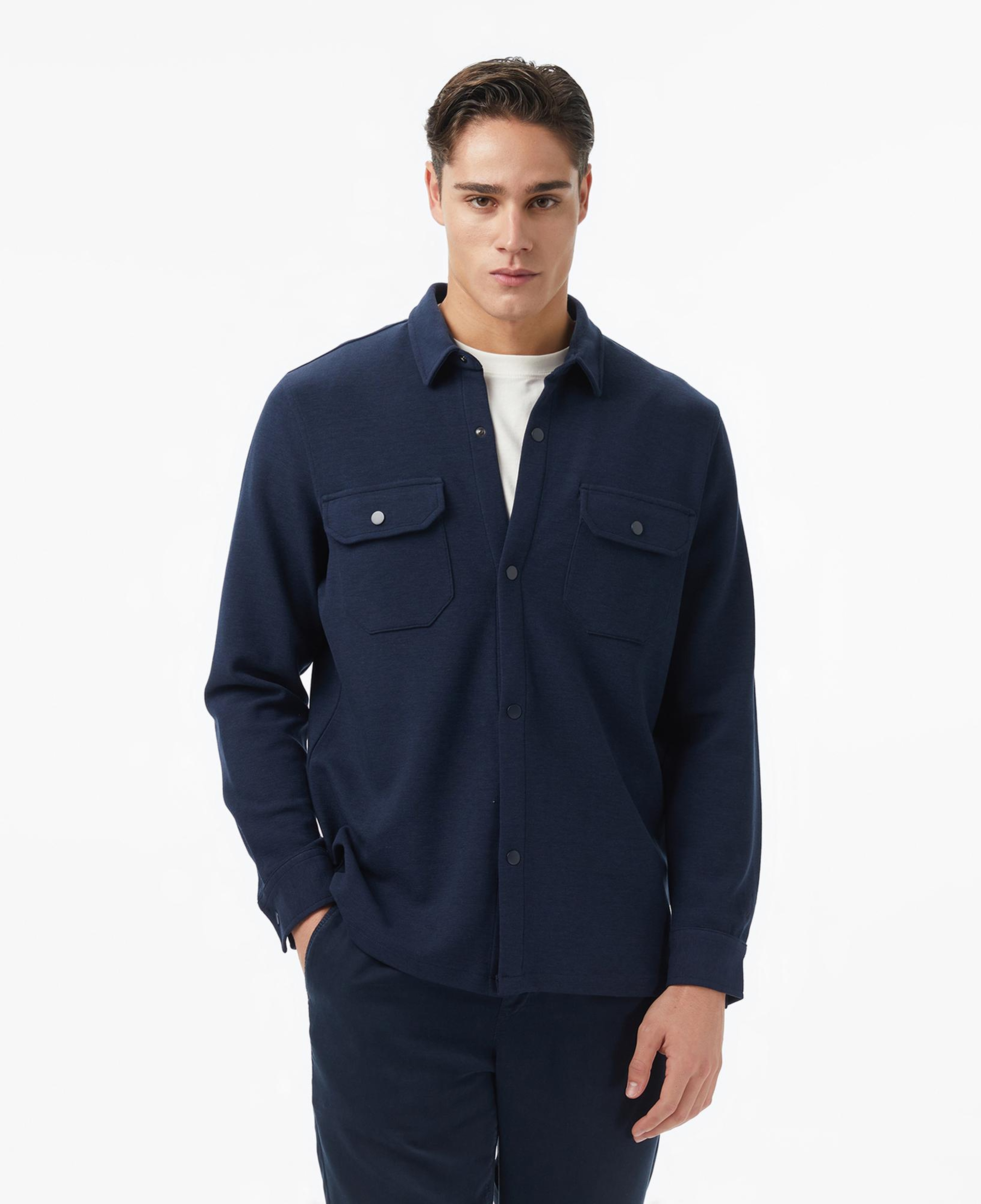 Nautica Erkek Lacivert Classic Fit Gömlek