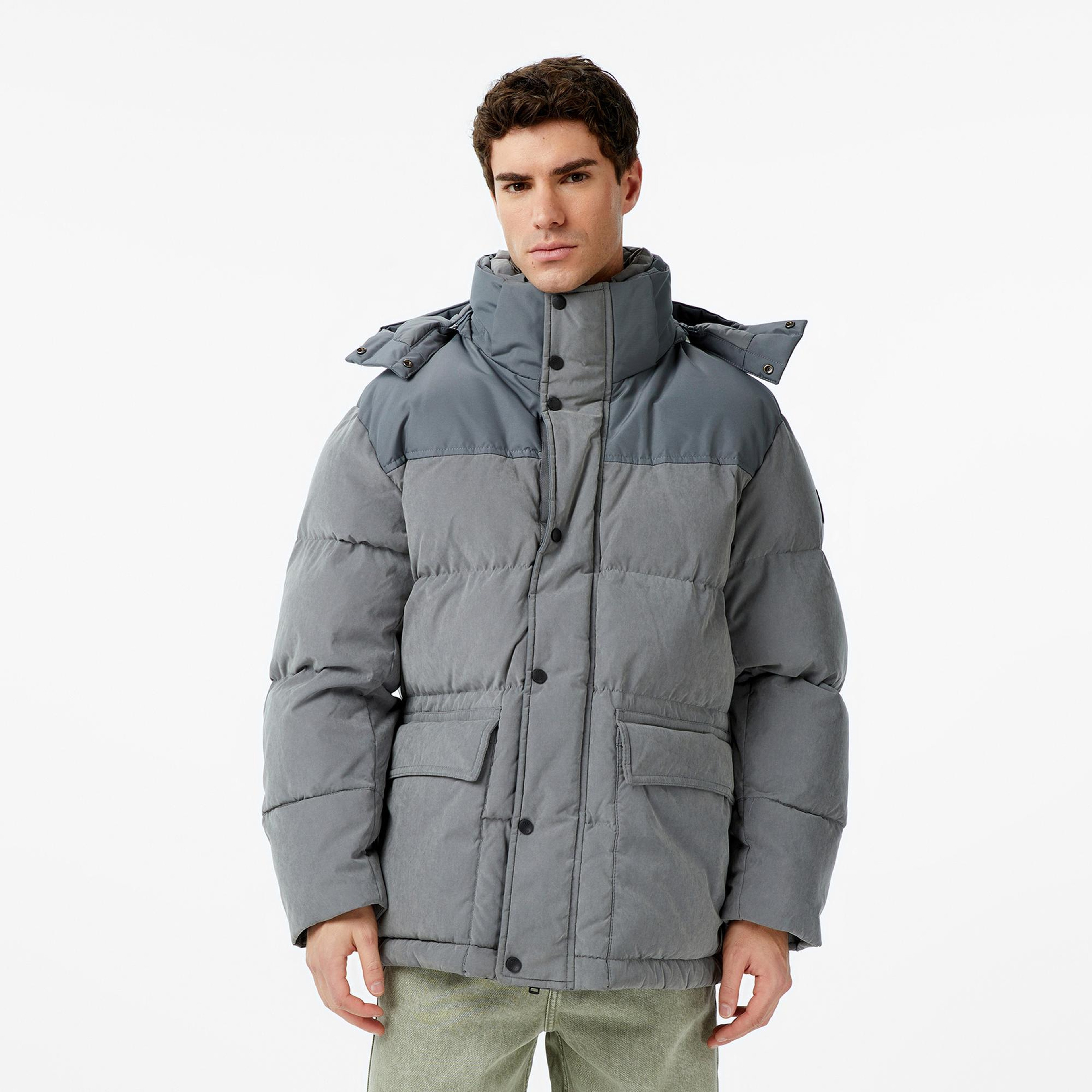 Boss Oradar Erkek Gri Mont