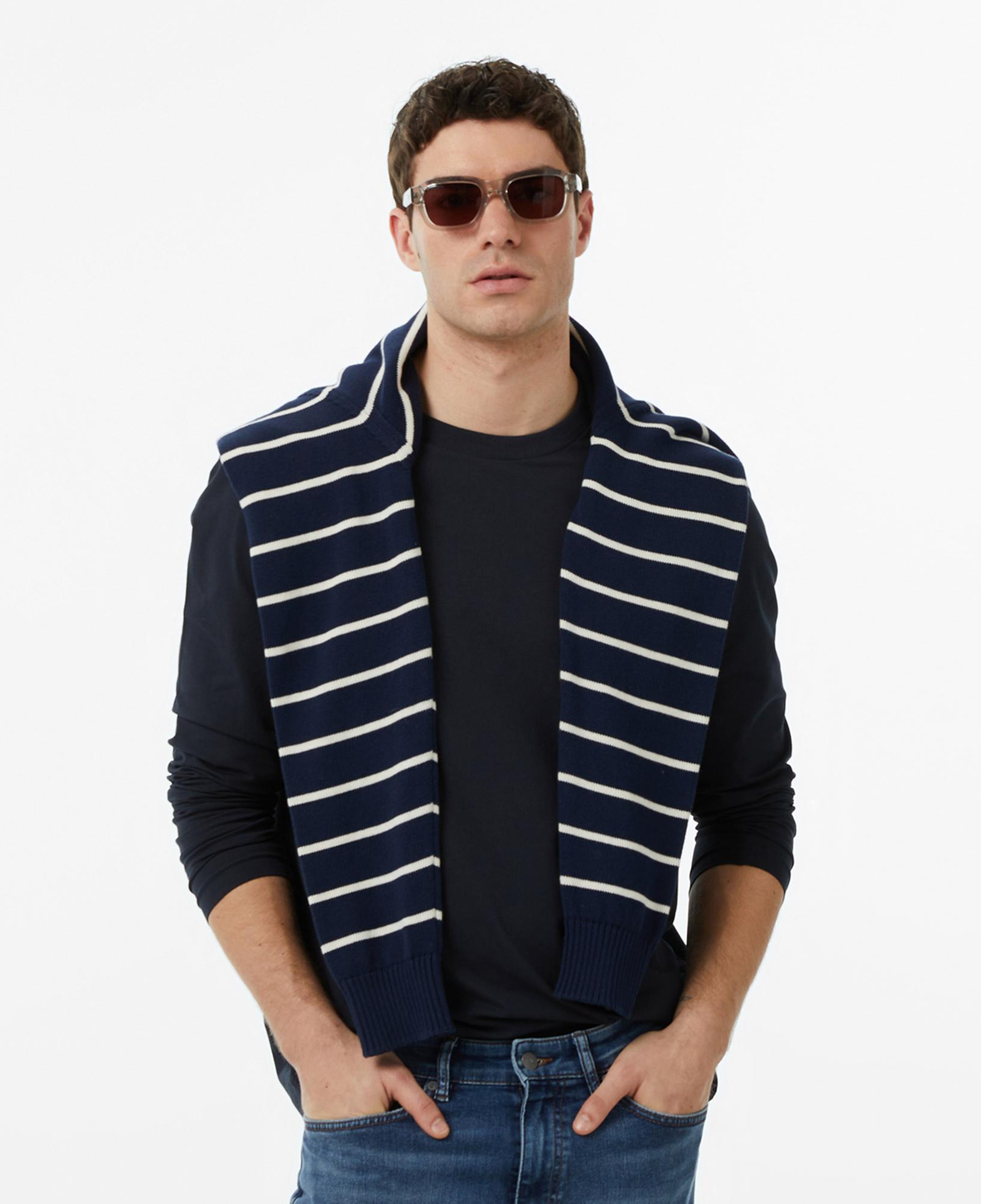 Boss Erkek Lacivert T-Shirt