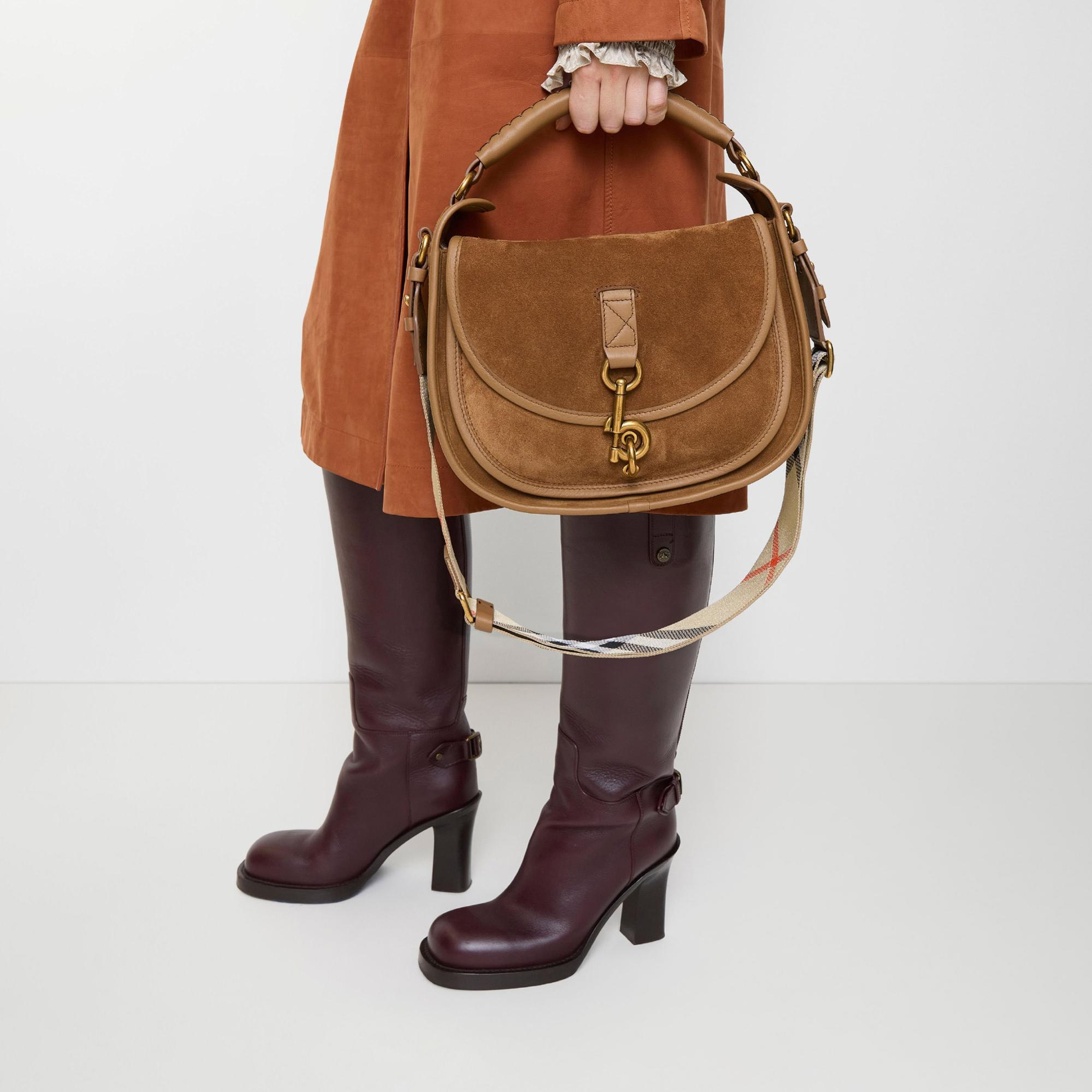 Burberry Kadın Kahverengi Çapraz Çantası