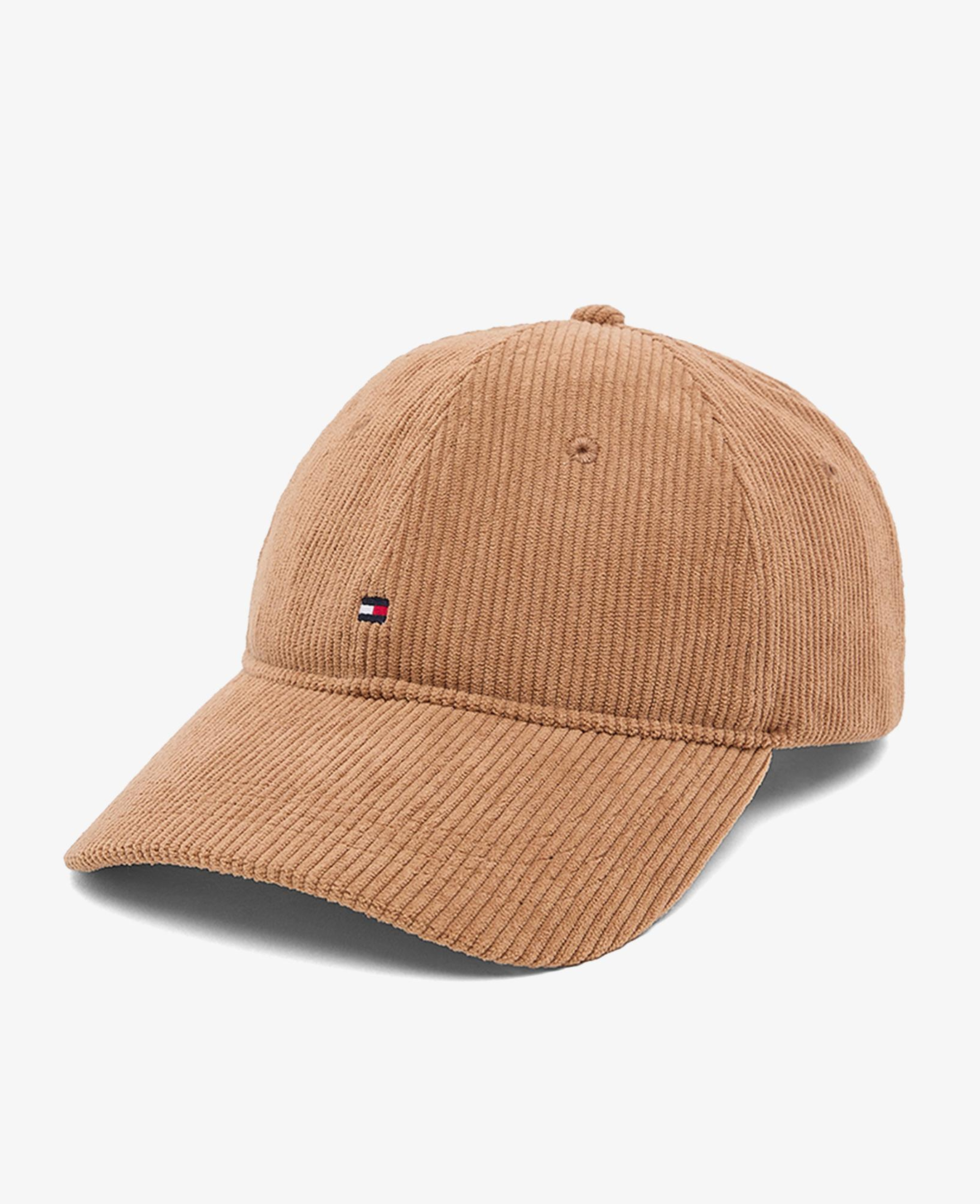 Tommy Hilfiger Flag 6 Panel Cord Erkek Kahverengi Şapka