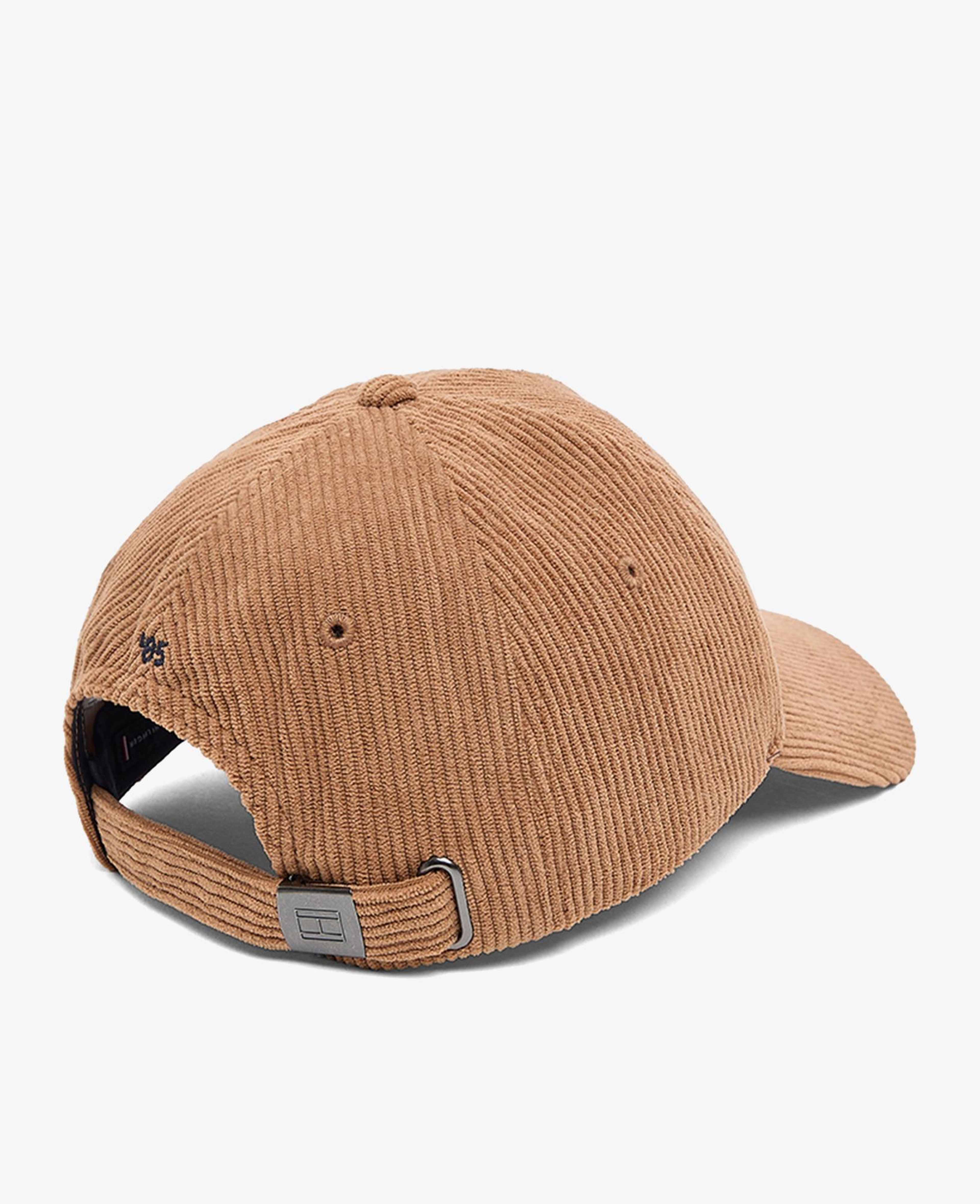 Tommy Hilfiger Flag 6 Panel Cord Erkek Kahverengi Şapka