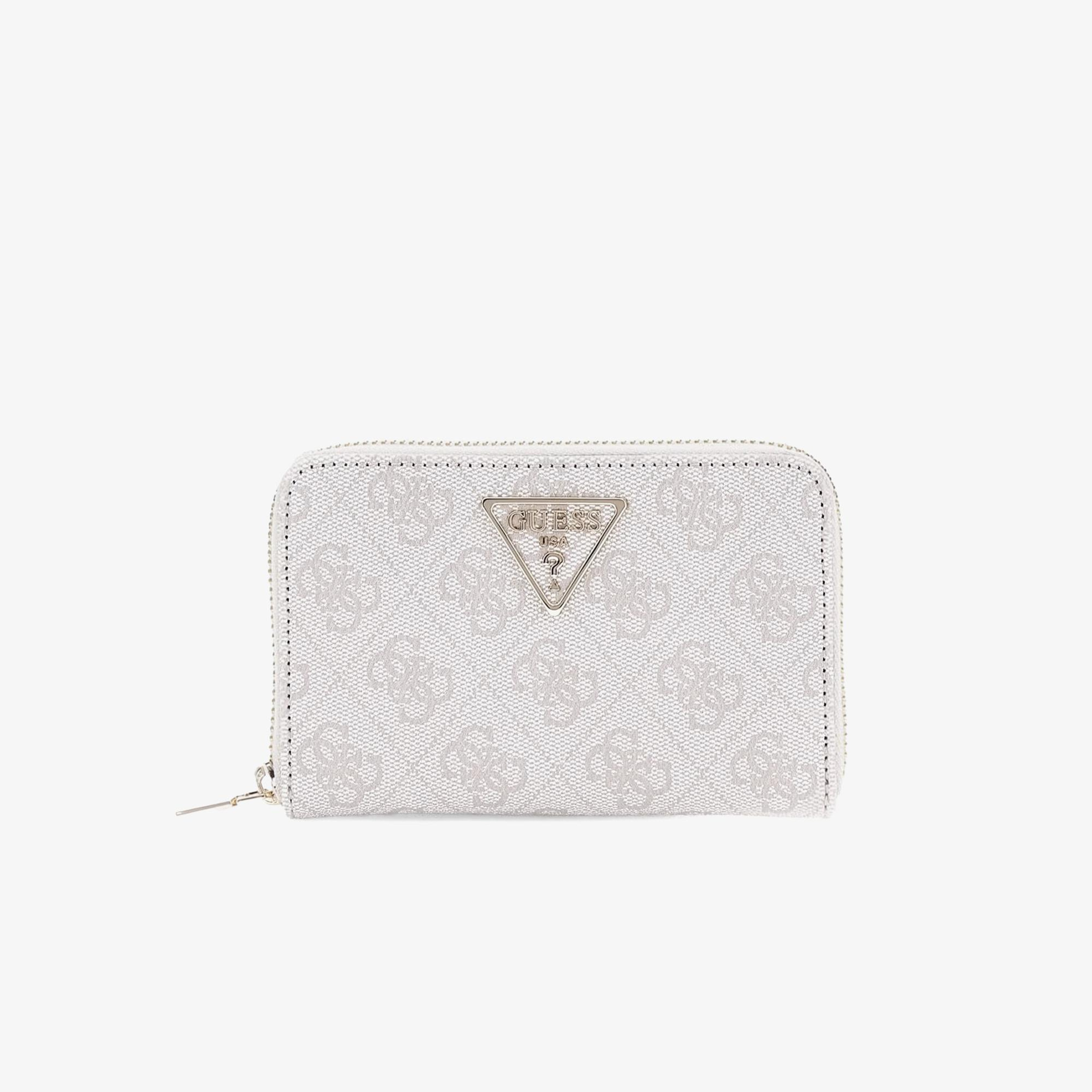 Guess Laurel Large Zip Noreen Kadın Beyaz Cüzdan