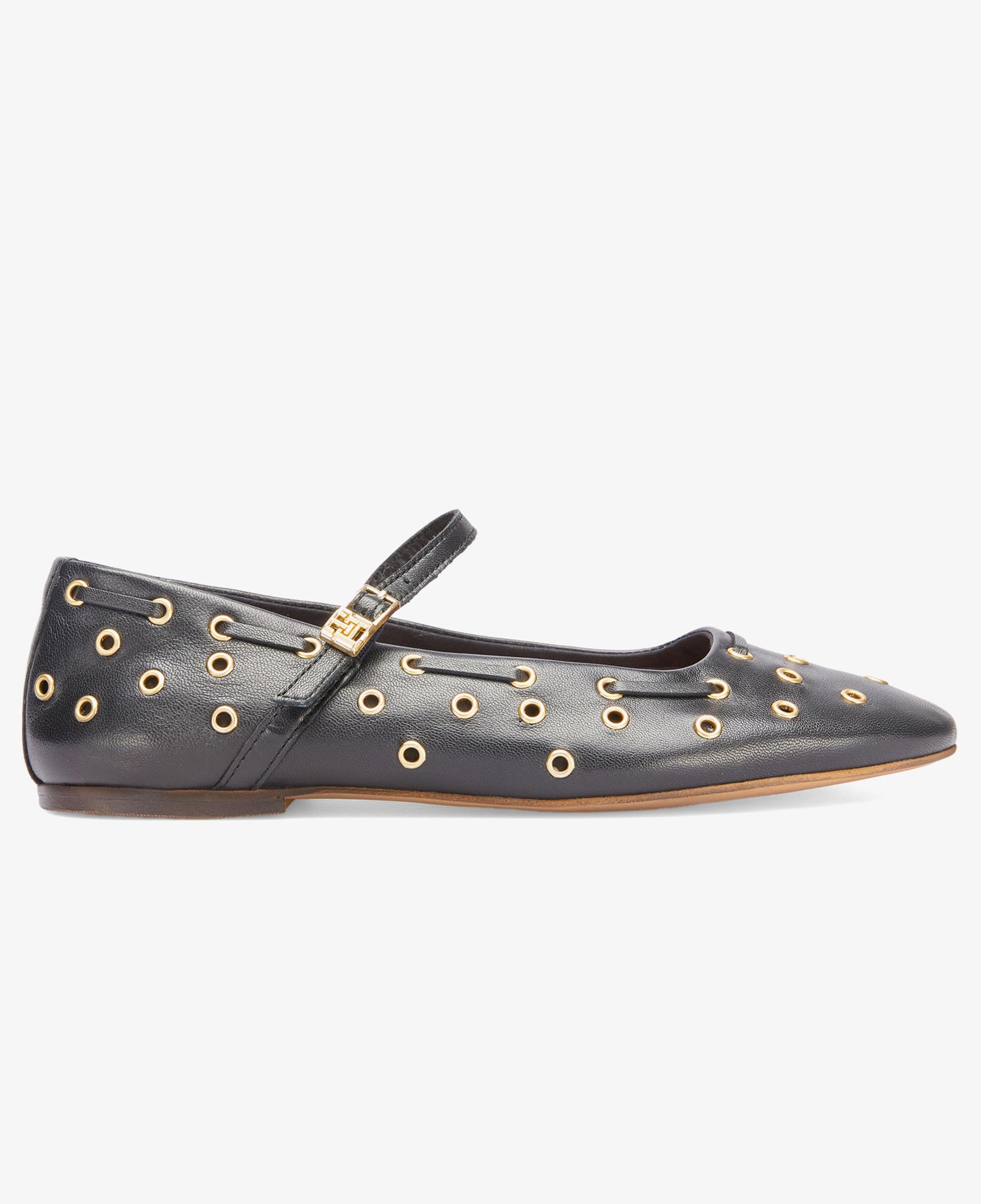 Tommy Hilfiger Maryjane Ballerına Eyelets Kadın Siyah Babet