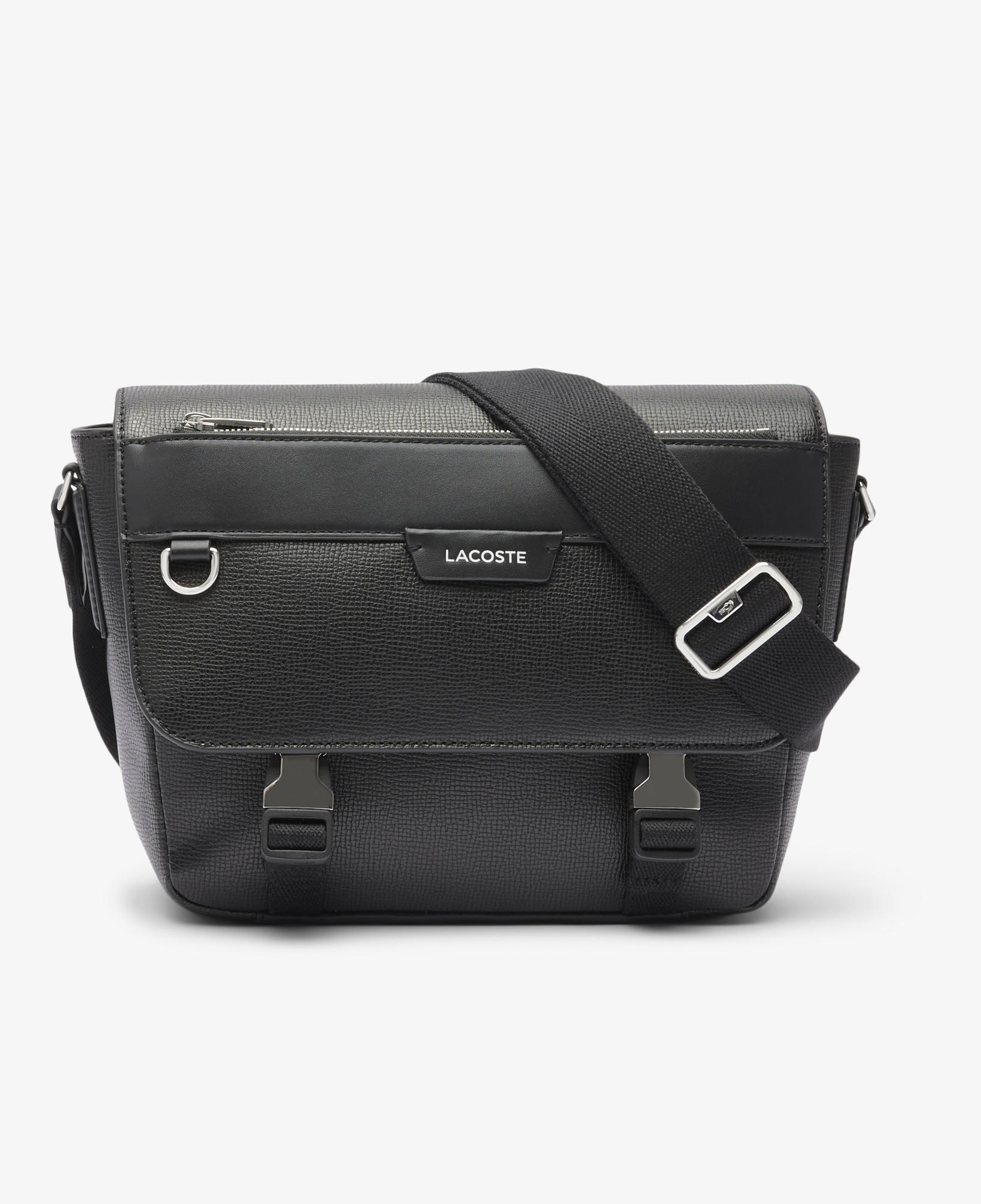 Lacoste Erkek Deri Siyah Omuz Çantası